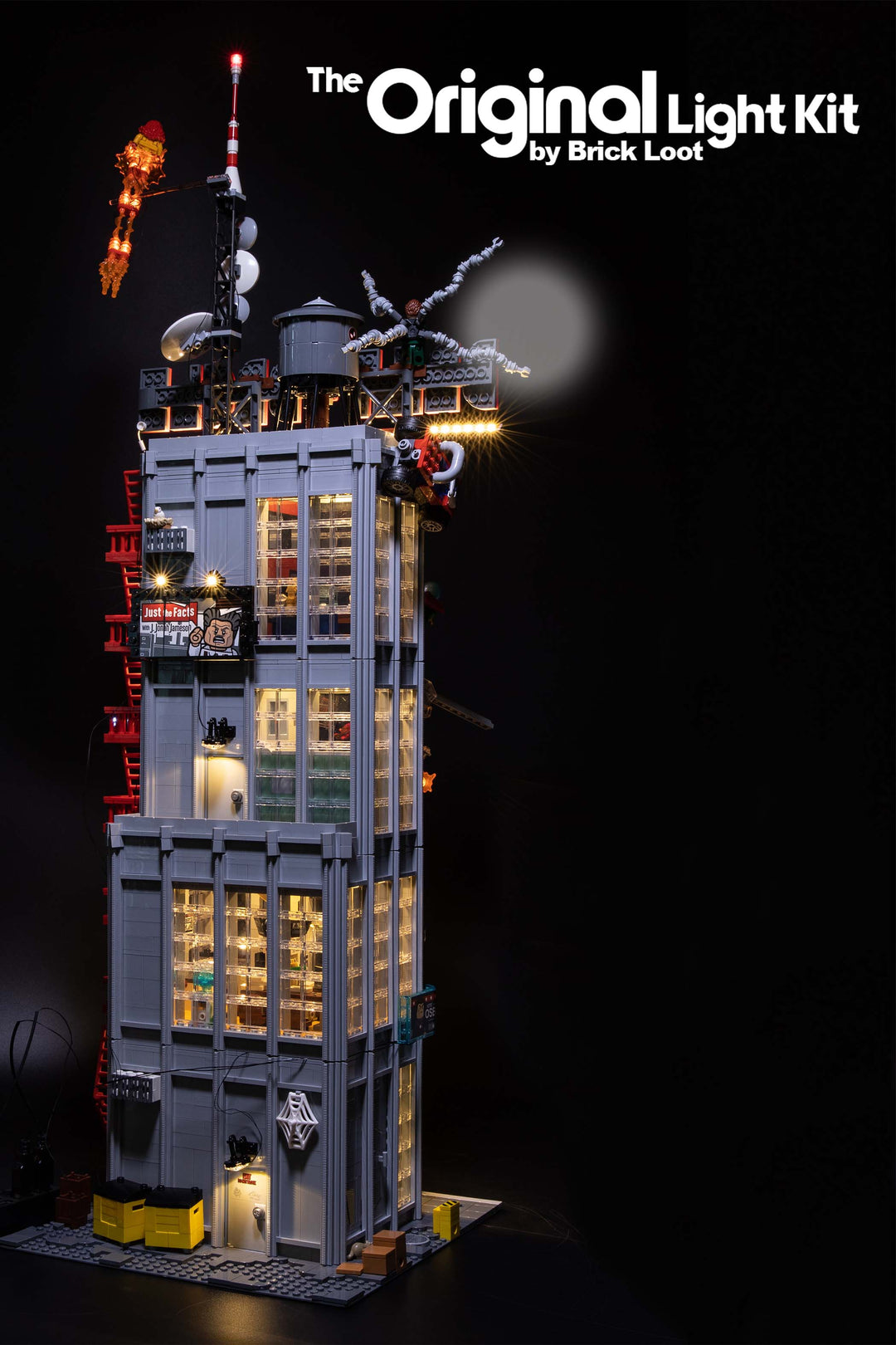 LED Lighting Kit for LEGO Marvel Daily Bugle 76178