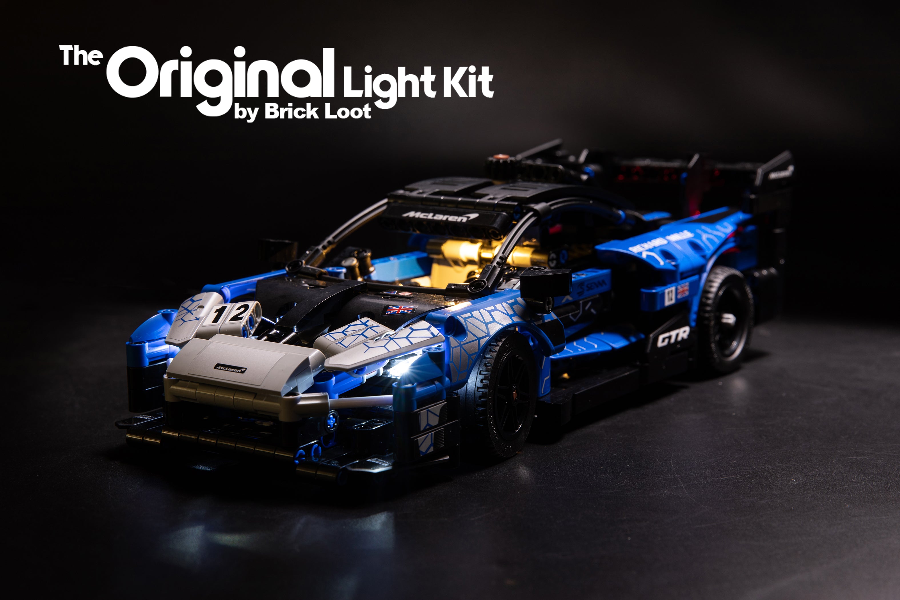 LED Lighting Kit for LEGO® McLaren Senna GTR™ Set (42123)