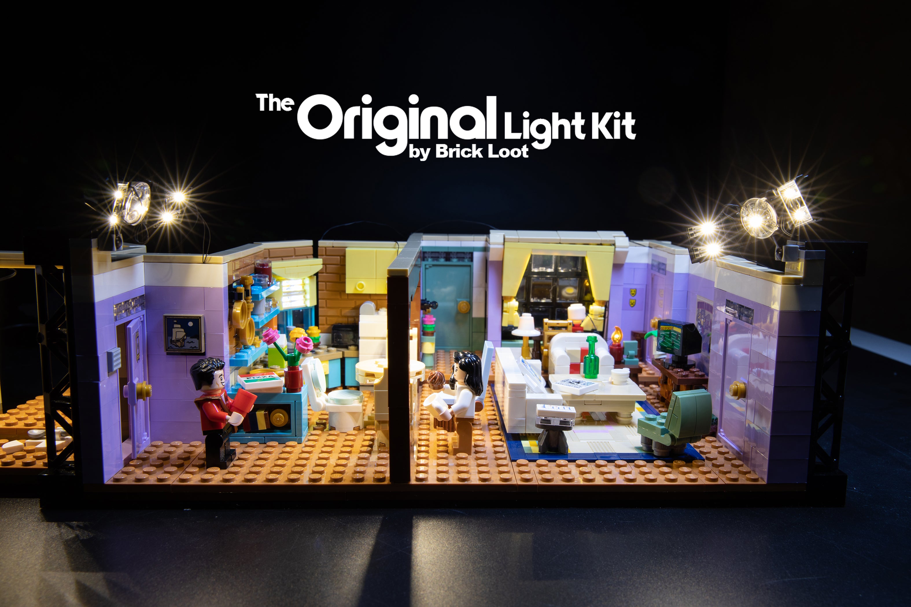 LED Lighting Kit for LEGO The Friends Apartments 10292