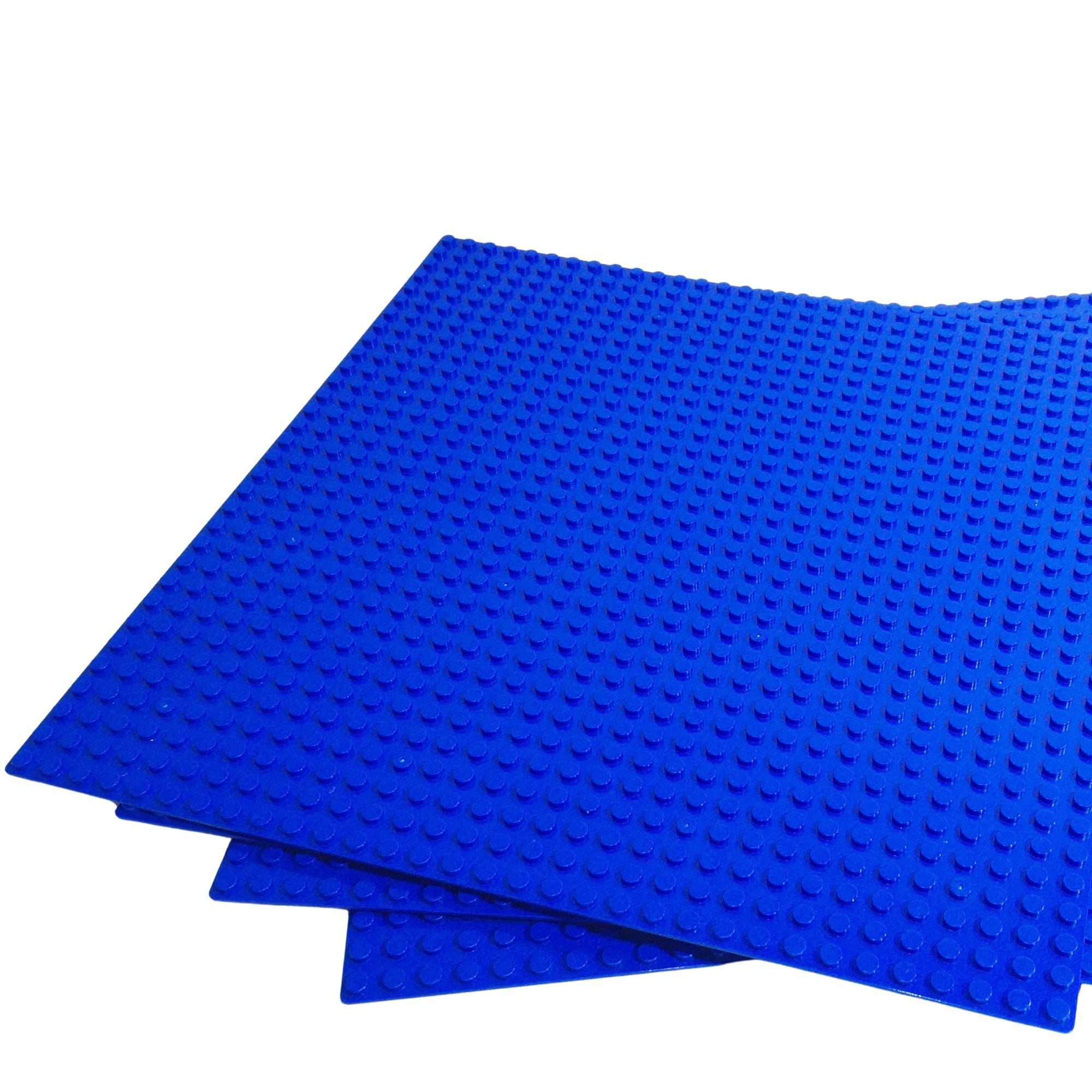 Baseplate Bundle - 4 pack of BLUE 32x32 - 10" x 10" Base Plates