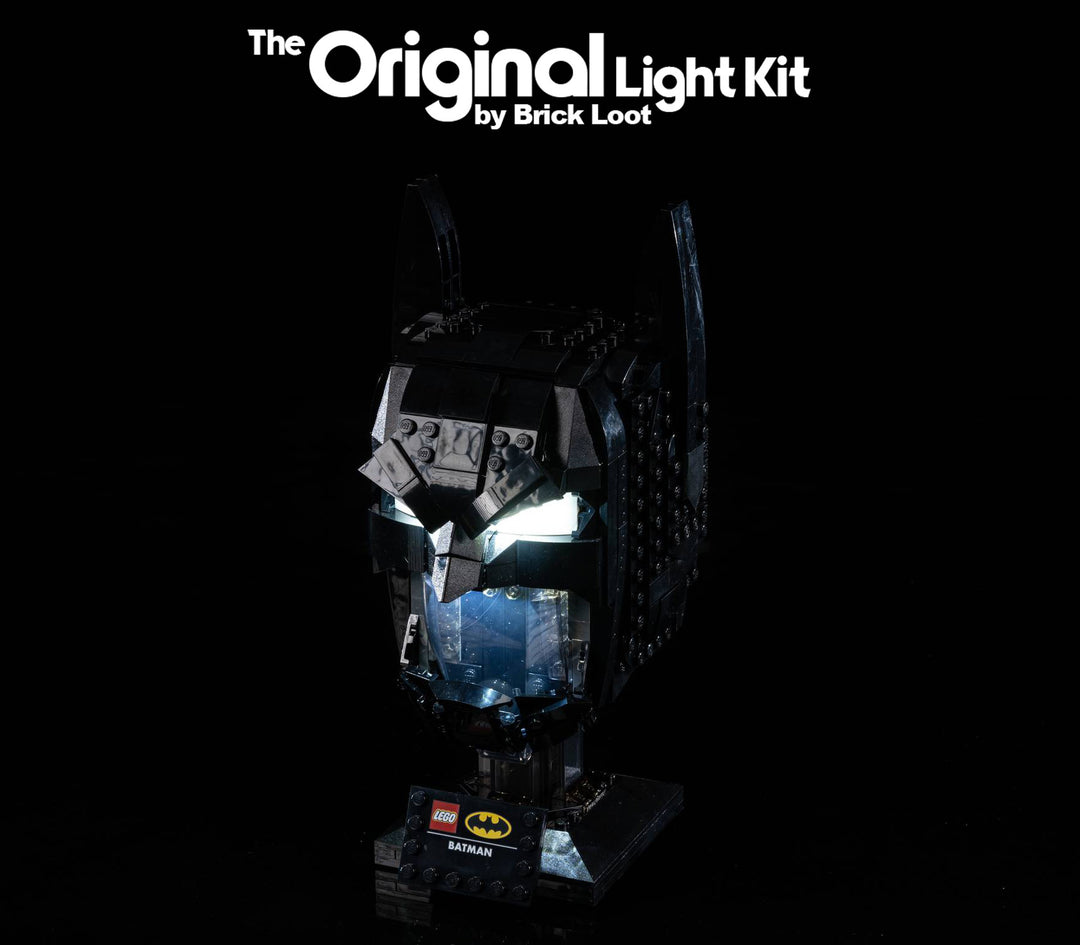 LED Lighting Kit for LEGO Batman Cowl Helmet 76182