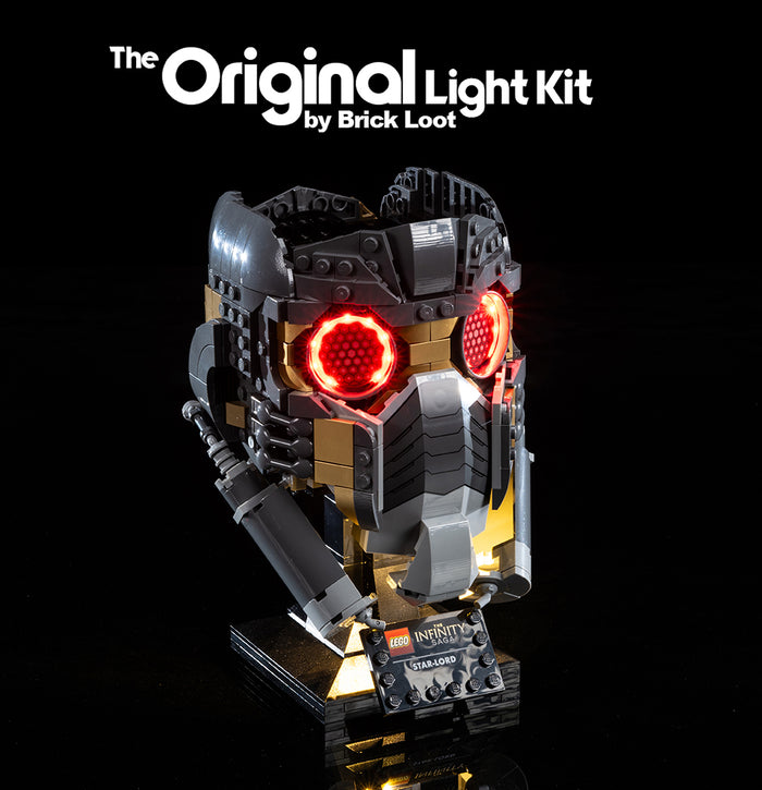 LED Lighting Kit for LEGO Marvel Star-Lord's Helmet 76251