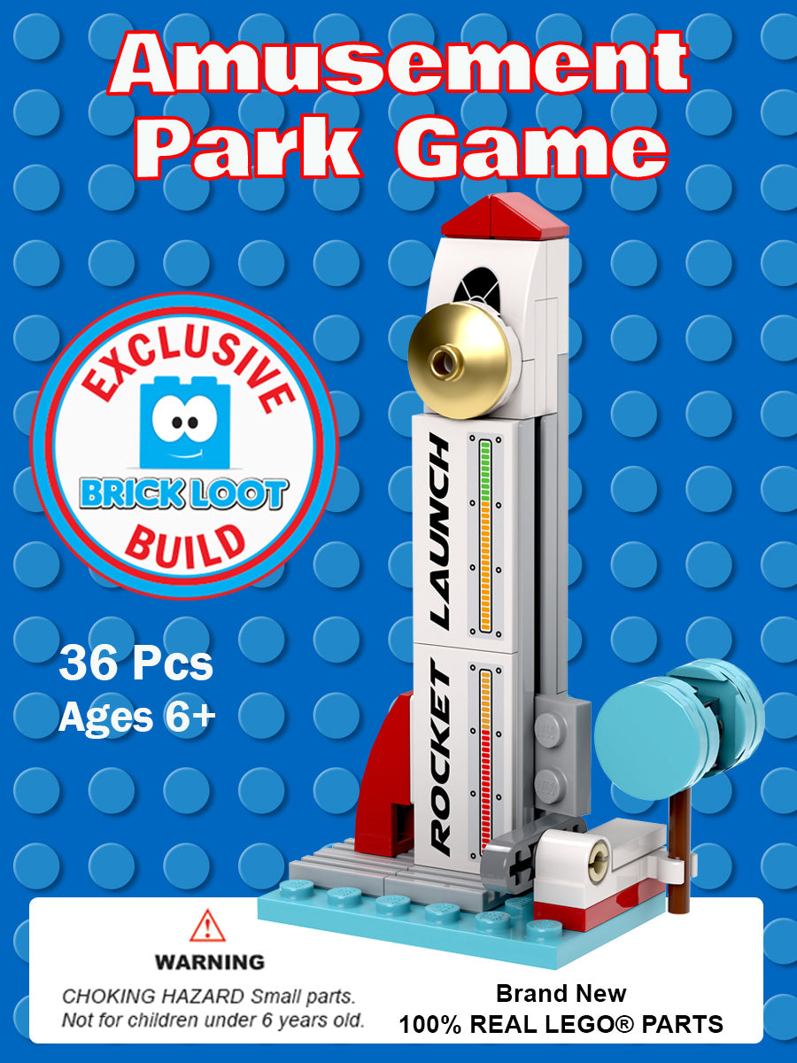 Exclusive Brick Loot Build Rocket Launcher Amusement Game – 100% LEGO Bricks
