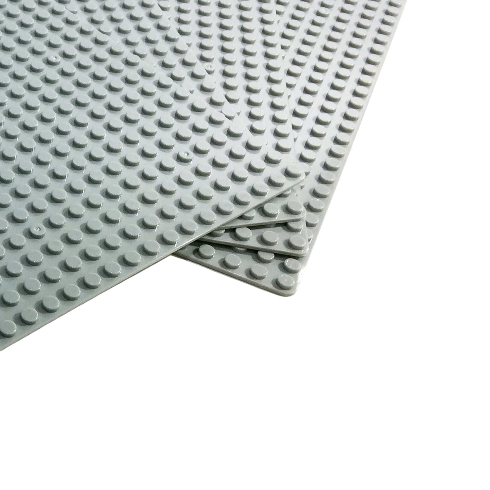 Baseplate Bundle - 4 pack of GRAY 32x32 - 10" x 10" Base Plates