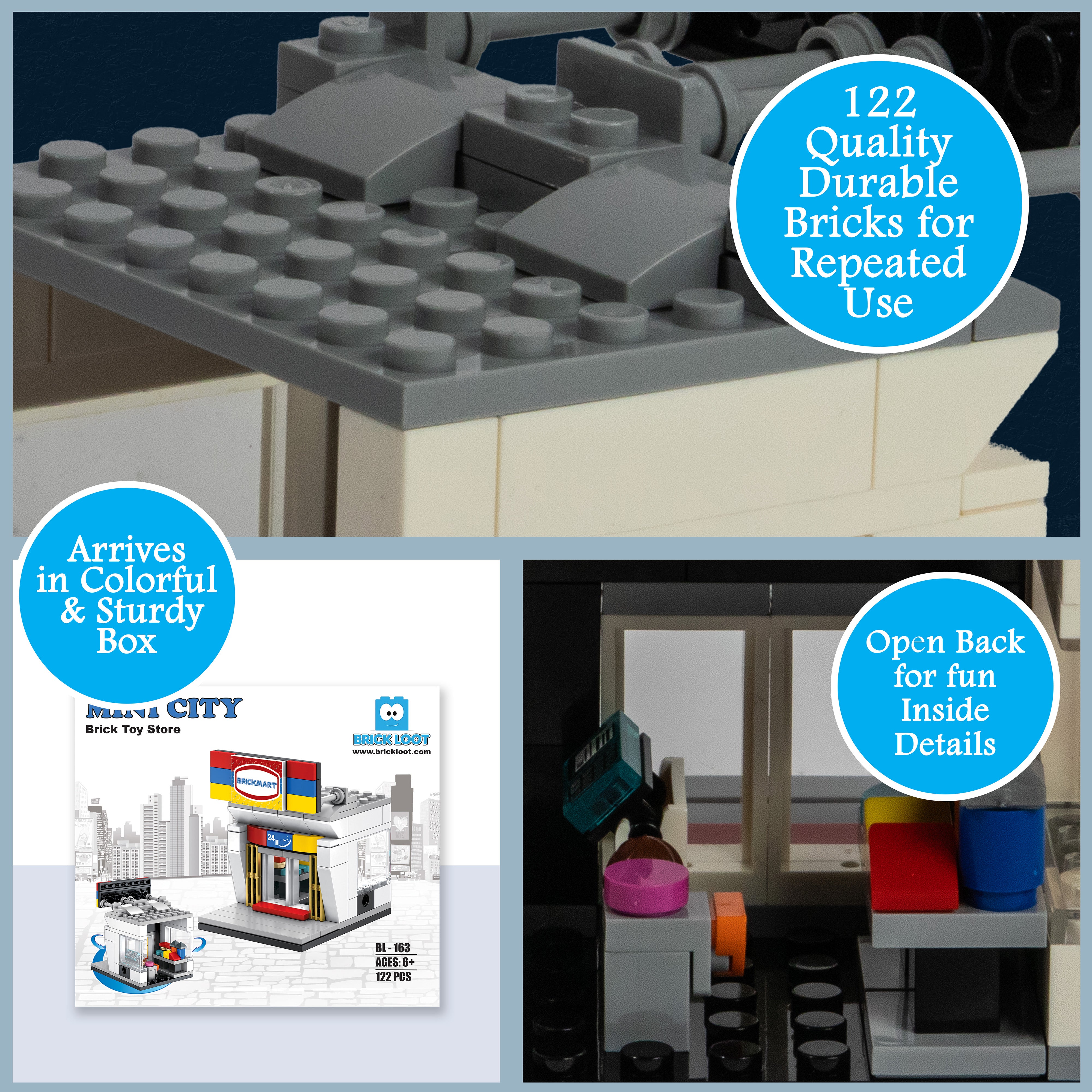 Mini City - Brickmart Convenience Store Brick Set