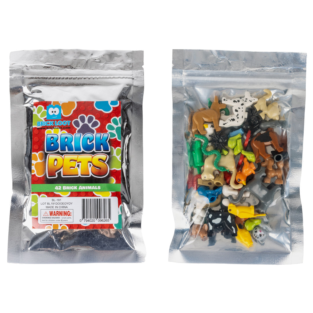 Brick Pets Accessory Pack - Major Brand Brick Compatible