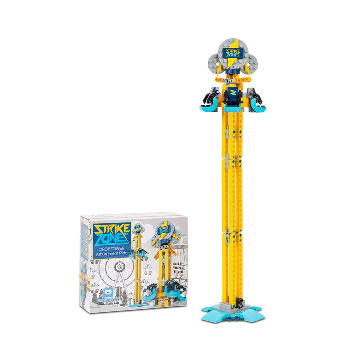 Strike Zone Drop Tower Amusement Ride Brick Set