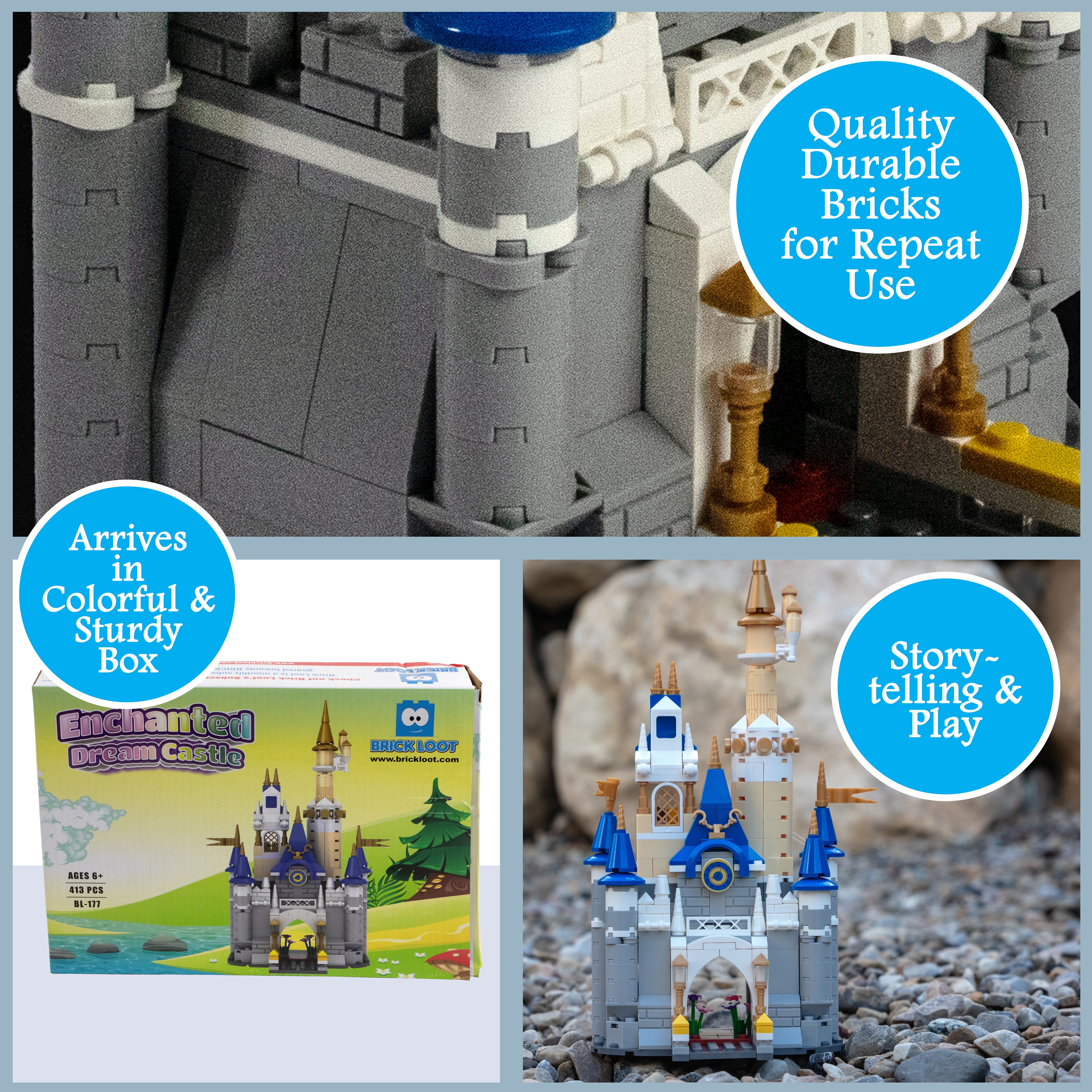 The Enchanted Dream Castle Brick Set