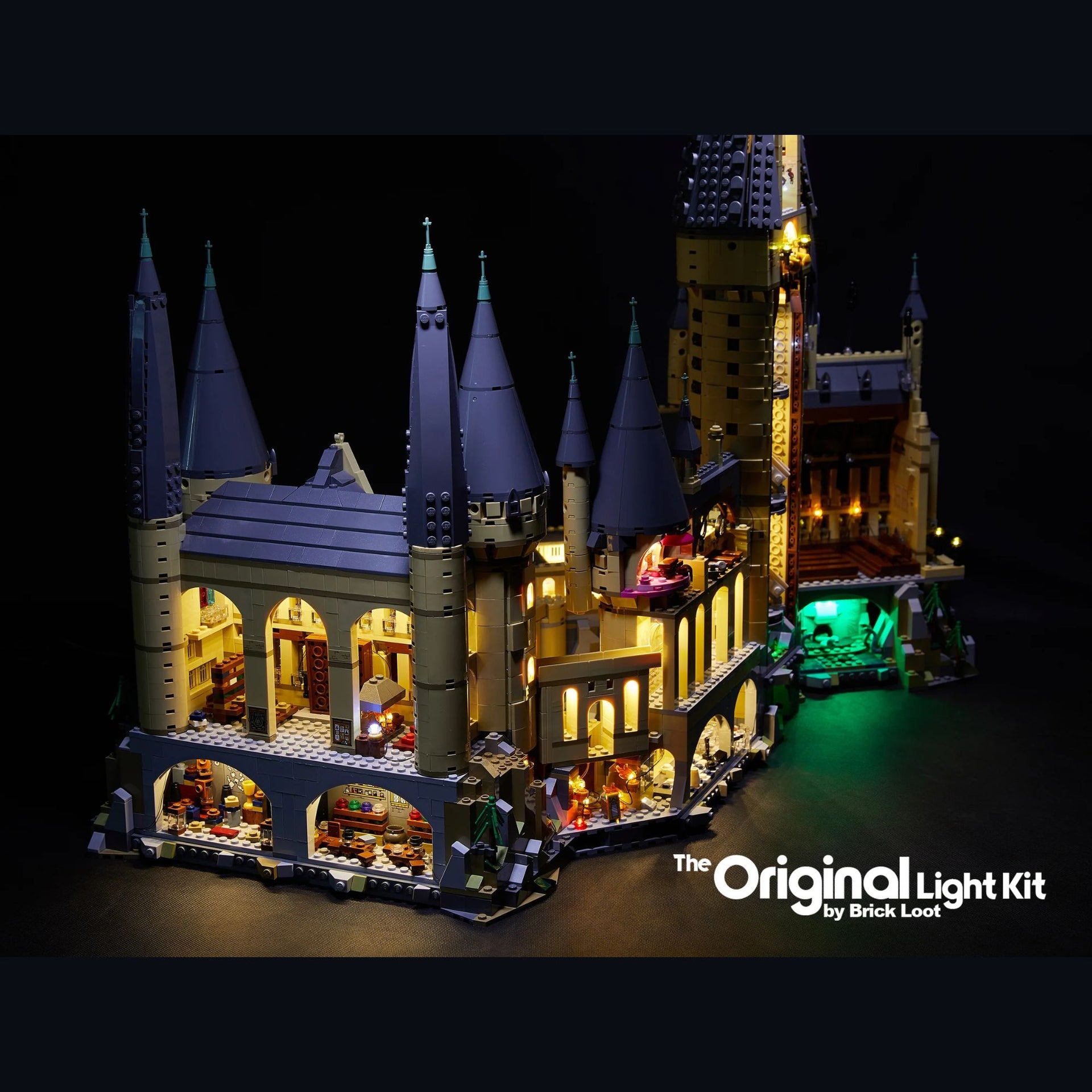Light Kit Lego Compatible Castle Hogwarts Castle: The Great Hall