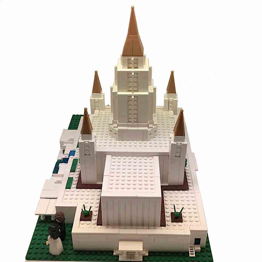 Oakland Temple Design Building Bricks