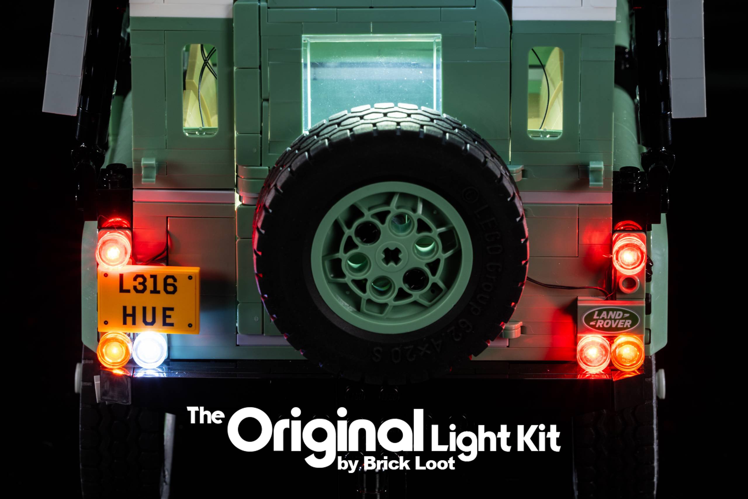 LED Lighting Kit for LEGO Icons Land Rover Classic Defender 90 (10317)