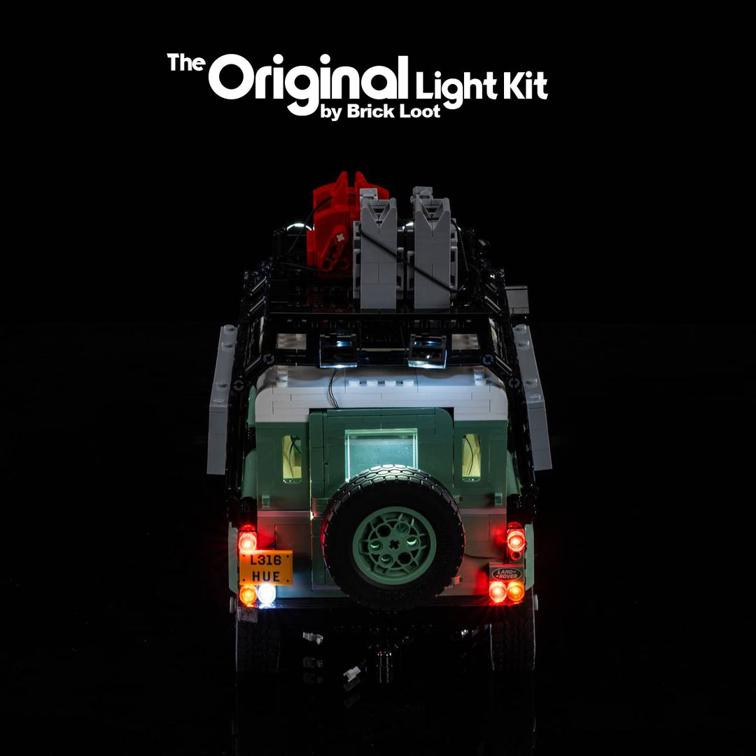 LED Lighting Kit for LEGO Icons Land Rover Classic Defender 90 - 10317 –  Brick Loot