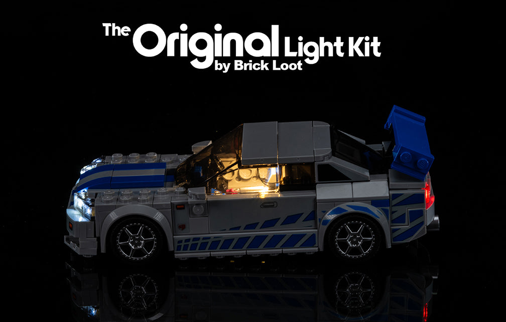 LED Lighting Kit for LEGO 2 Fast 2 Furious Nissan Skyline GT-R (R34) 76917