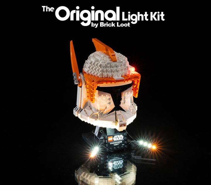 LED Lighting Kit for LEGO Star Wars Clone Commander Cody Helmet 75350
