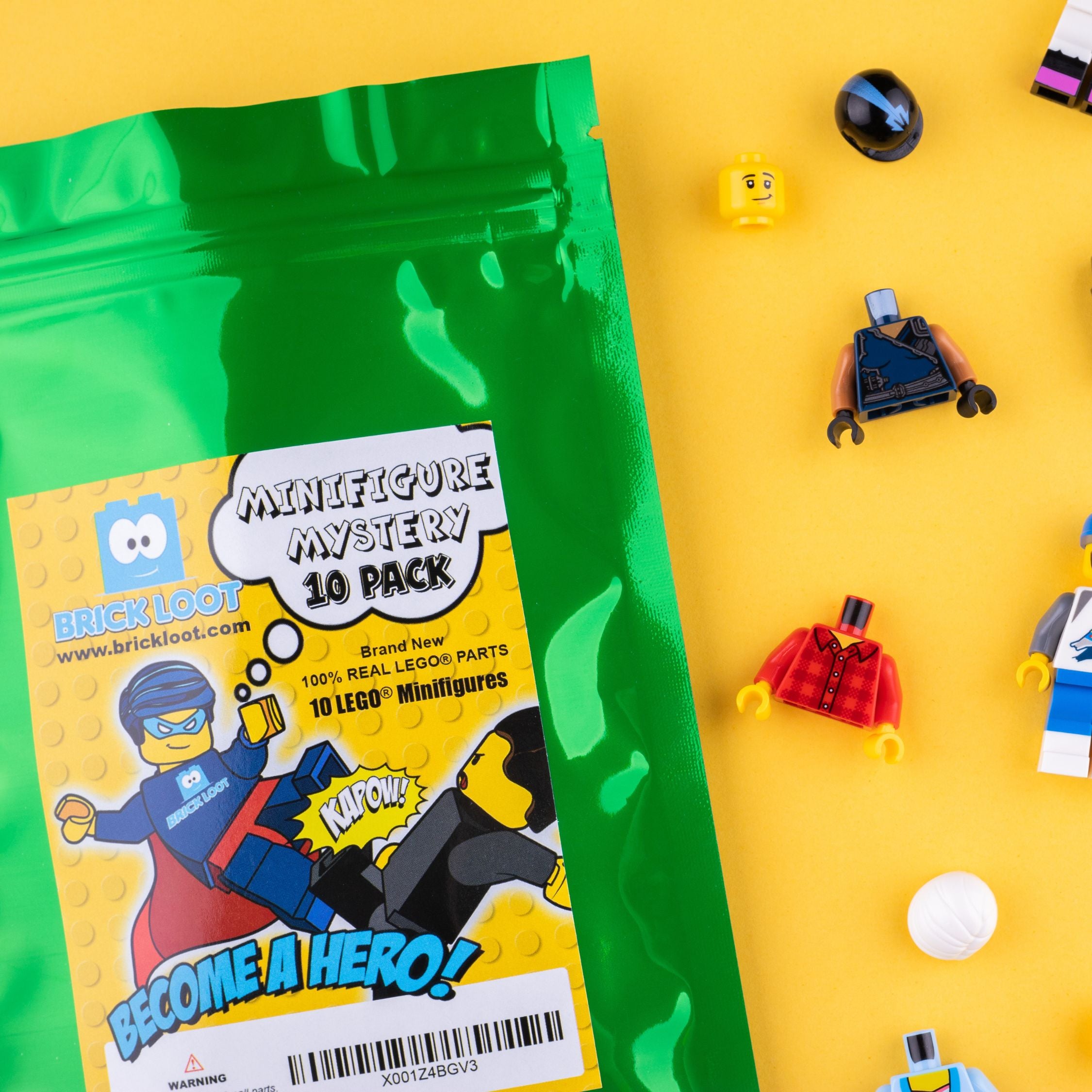 Pack of 10 Random Authentic LEGO Minifigures – 100% Genuine LEGO Figures