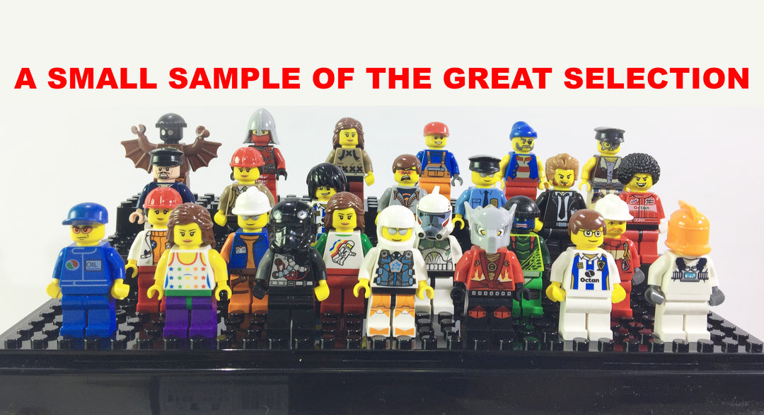 10 PACK of NEW LEGO Minifigures - Random! Our choice - no duplicates!