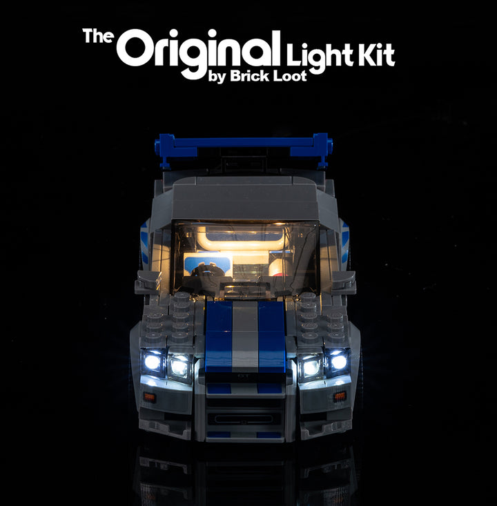 LED Lighting Kit for LEGO 2 Fast 2 Furious Nissan Skyline GT-R (R34) 76917