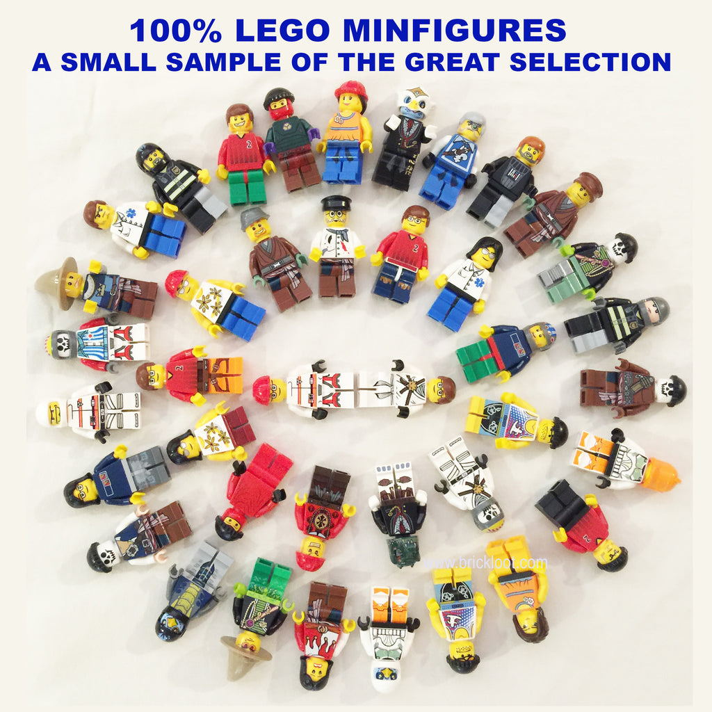 10 of LEGO Minifigures - Random! Our choice - no duplicates! – Brick