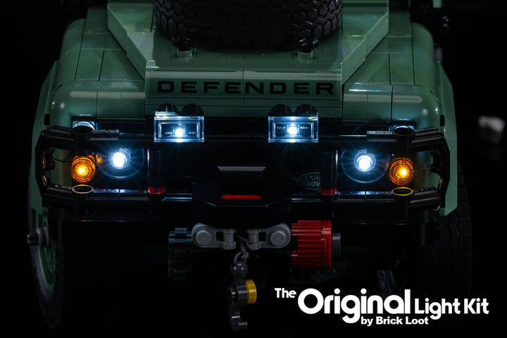 LED Lighting Kit for LEGO Icons Land Rover Classic Defender 90 - 10317