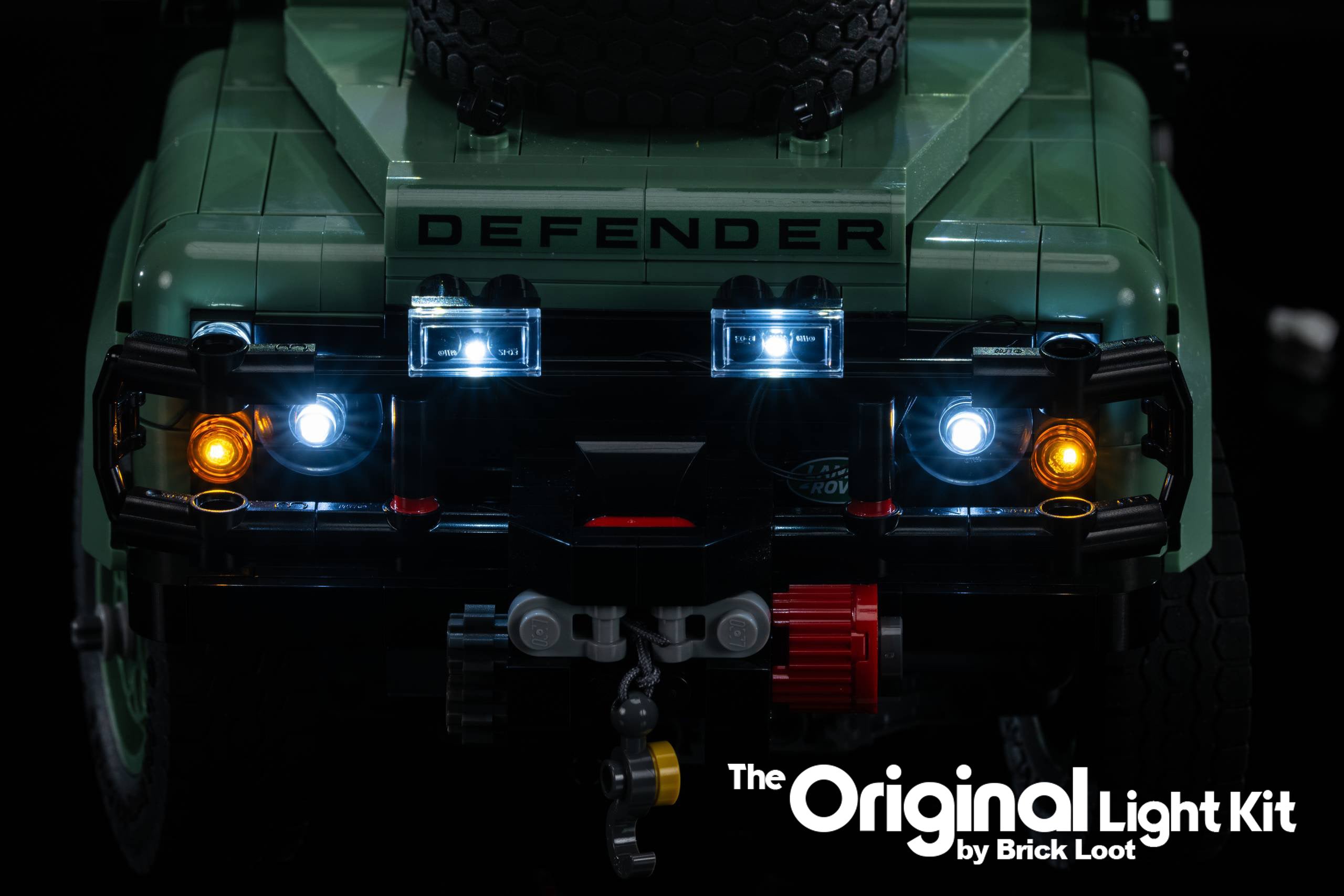 LED Lighting Kit for LEGO Icons Land Rover Classic Defender 90 (10317)