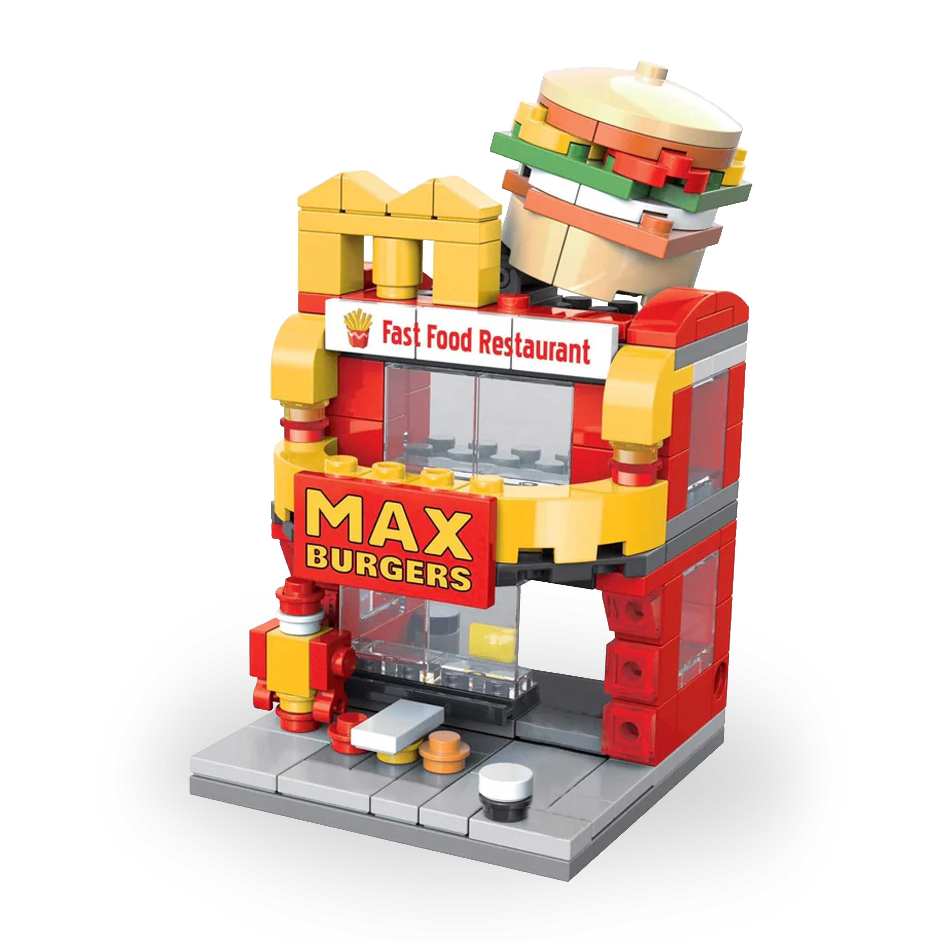 Mini City - Max Burgers Brick Set