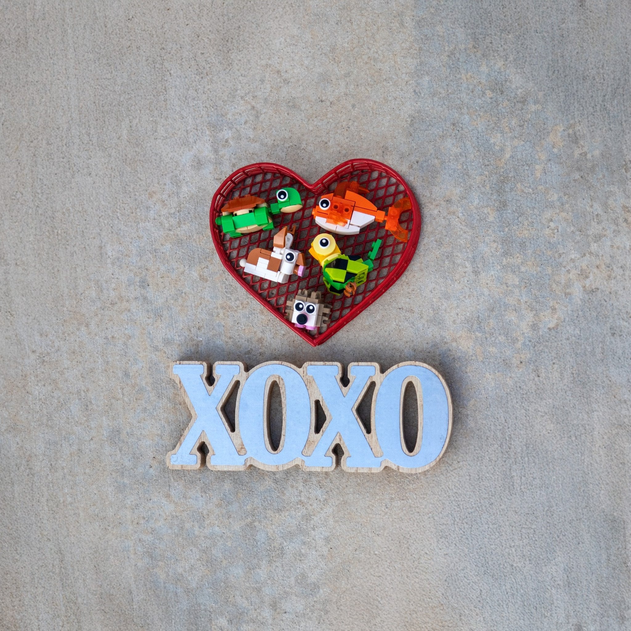 Valentine Mini Animal/Flower Building Packs – Cute Brick Party Favors