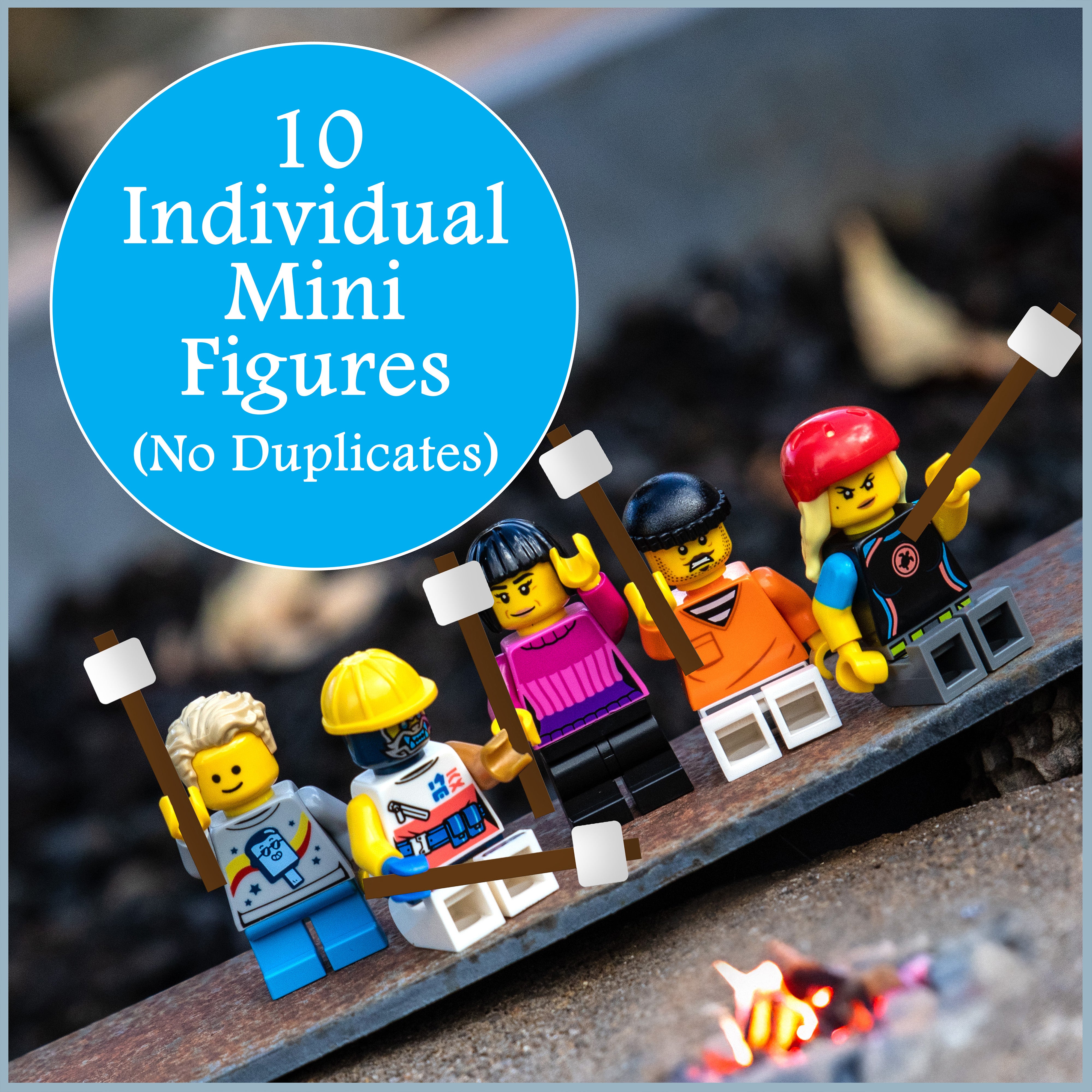 Pack of 10 Random Authentic LEGO® Minifigures – 100% Genuine LEGO® Figures