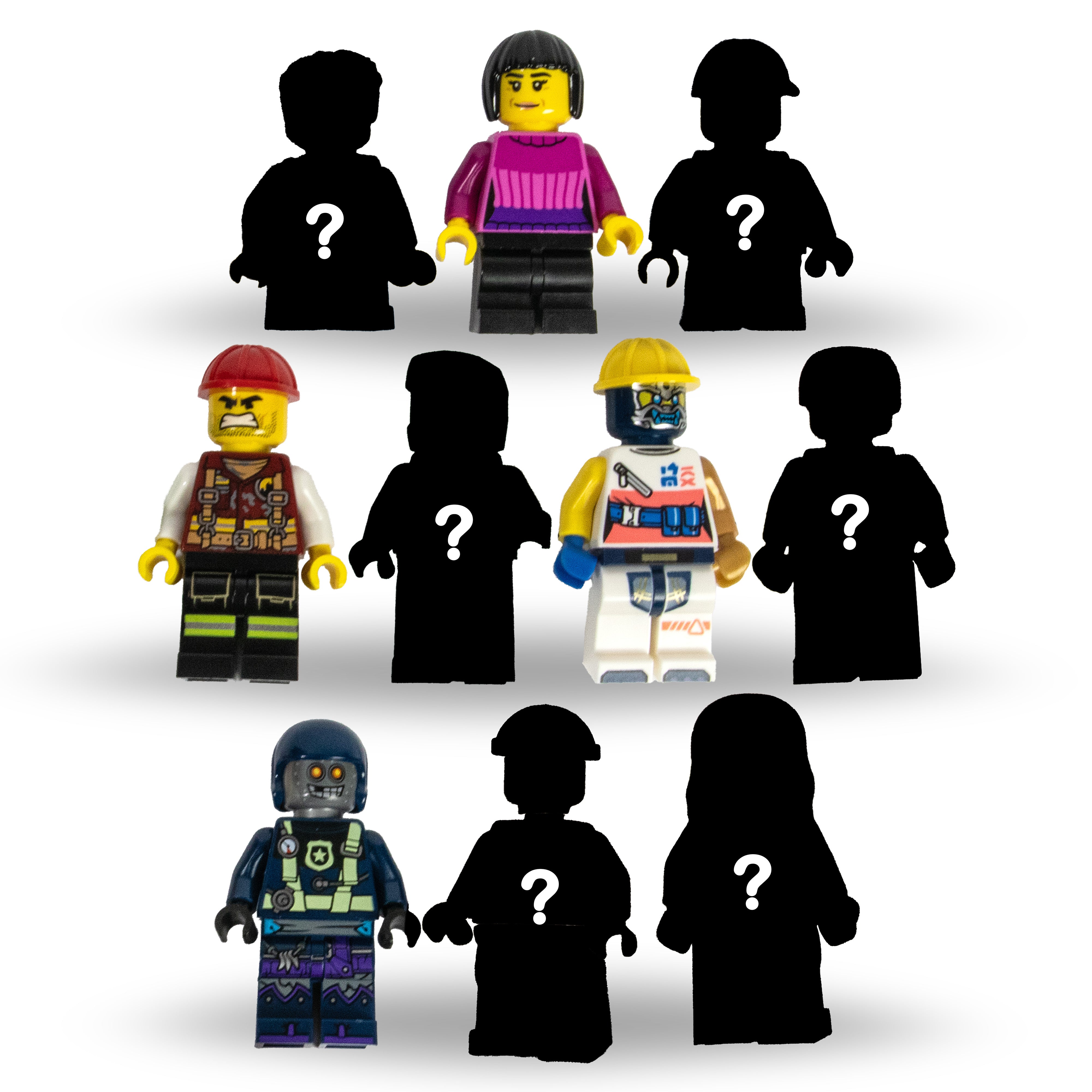 Pack of 10 Random Authentic LEGO® Minifigures – 100% Genuine LEGO® Figures