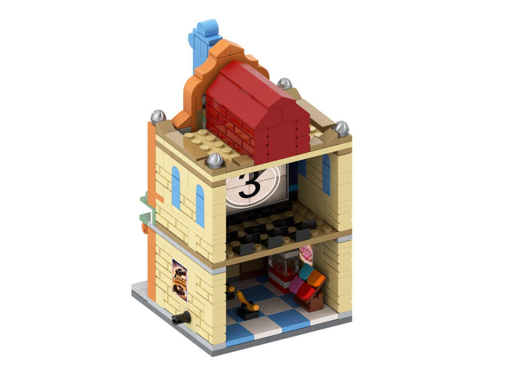 Mini City – Movie Theater Modular Brick Set