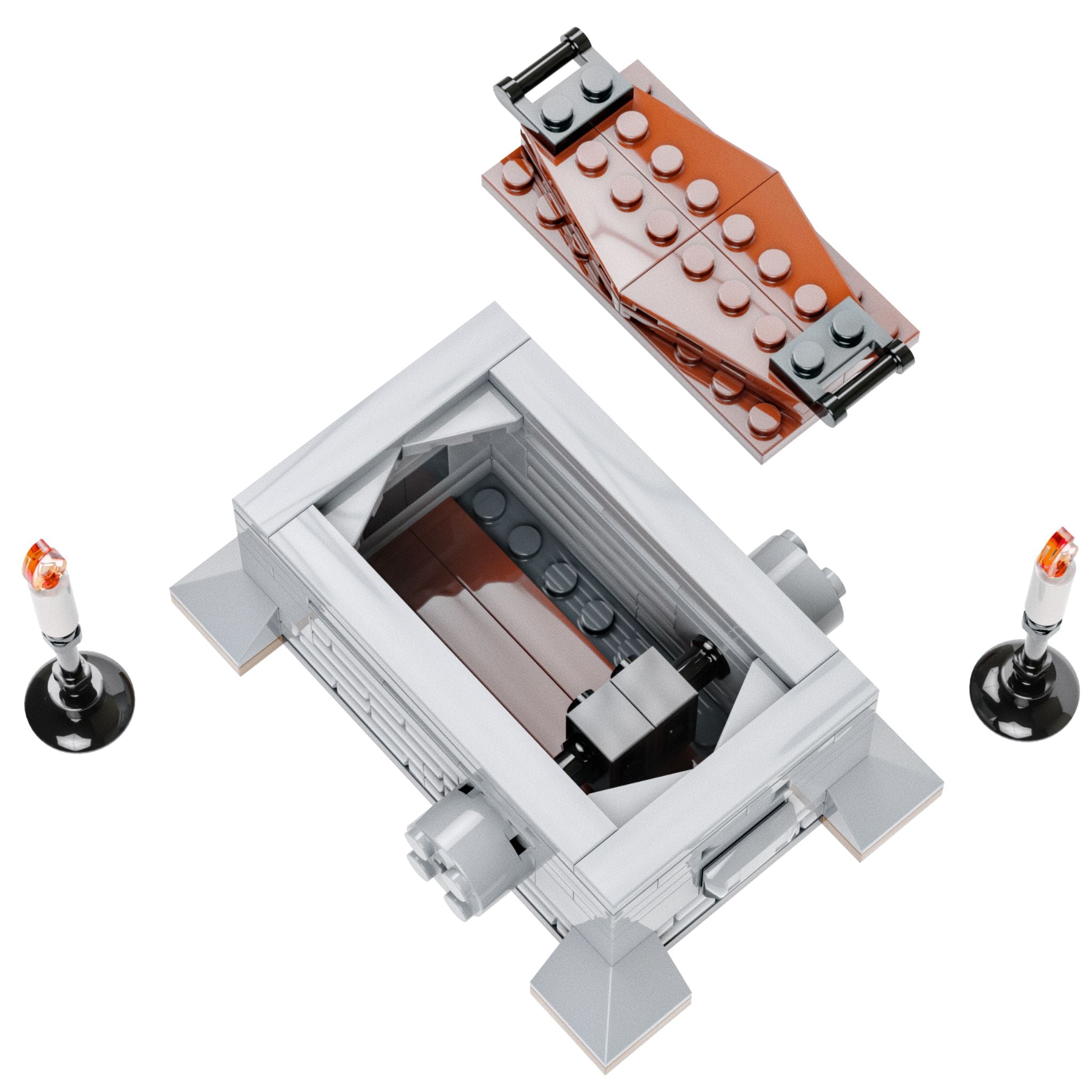 Pop-Up Drucula's Crypt Halloween Brick Set