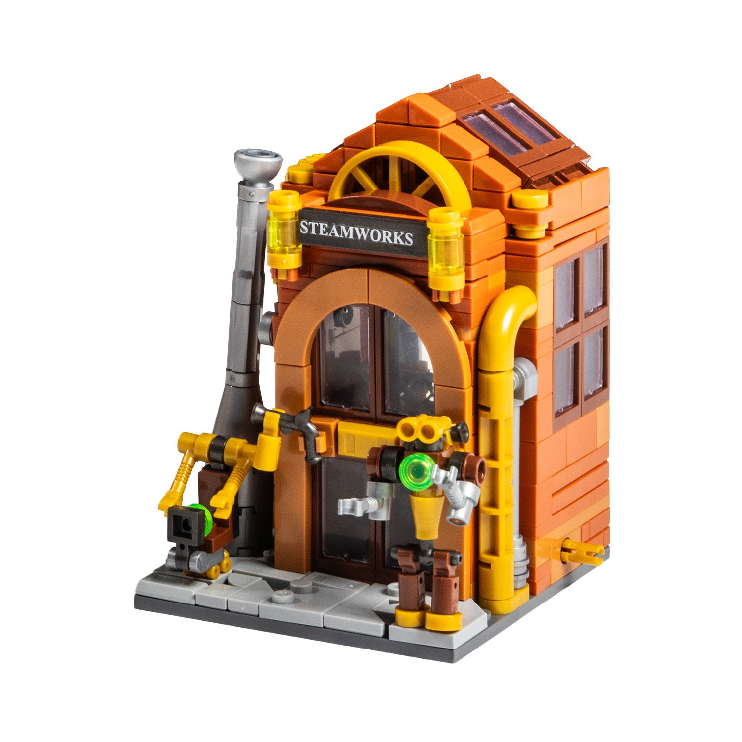Mini City – Steampunk Building Modular Brick Set