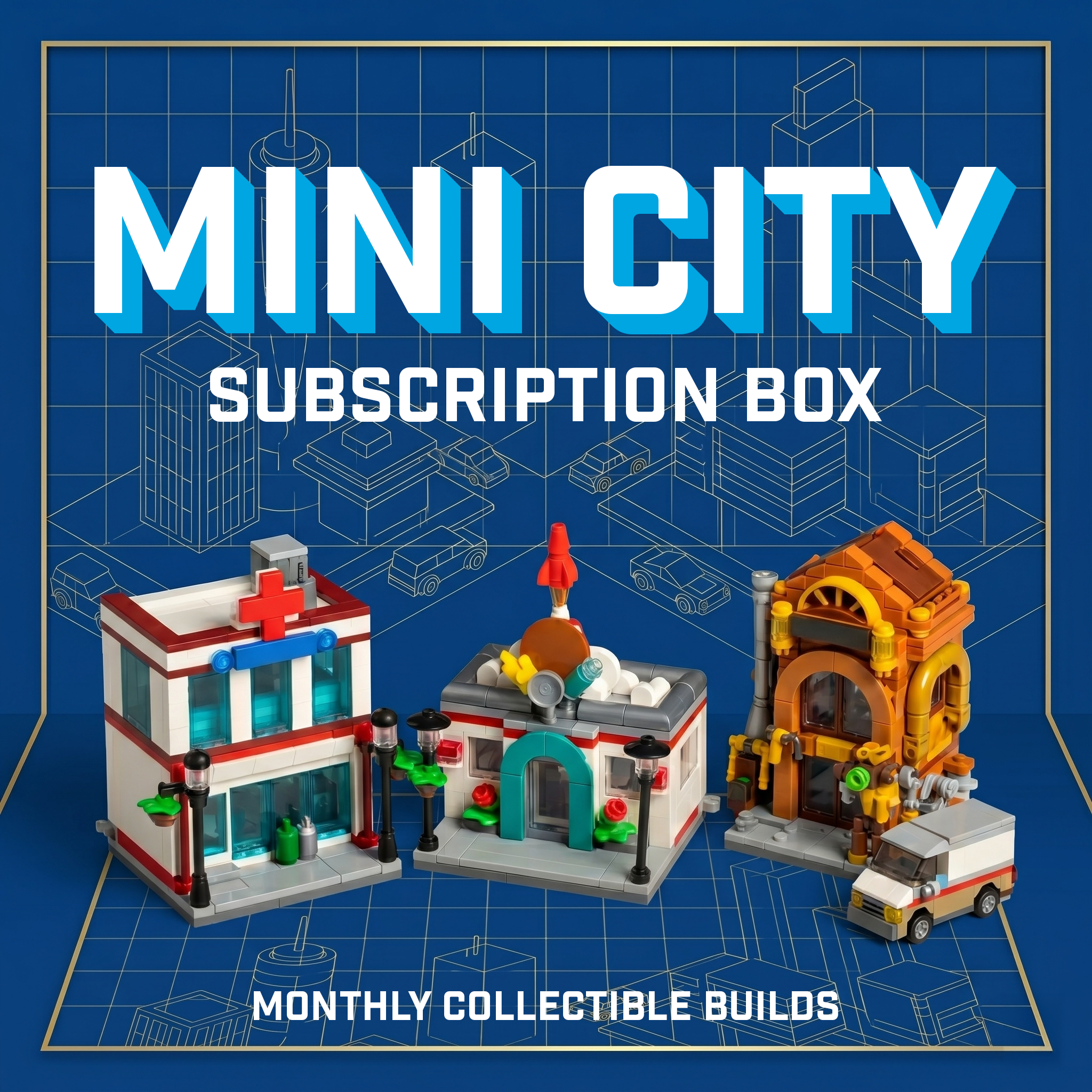 Mini City Subscription - A New Modular Building Each Month
