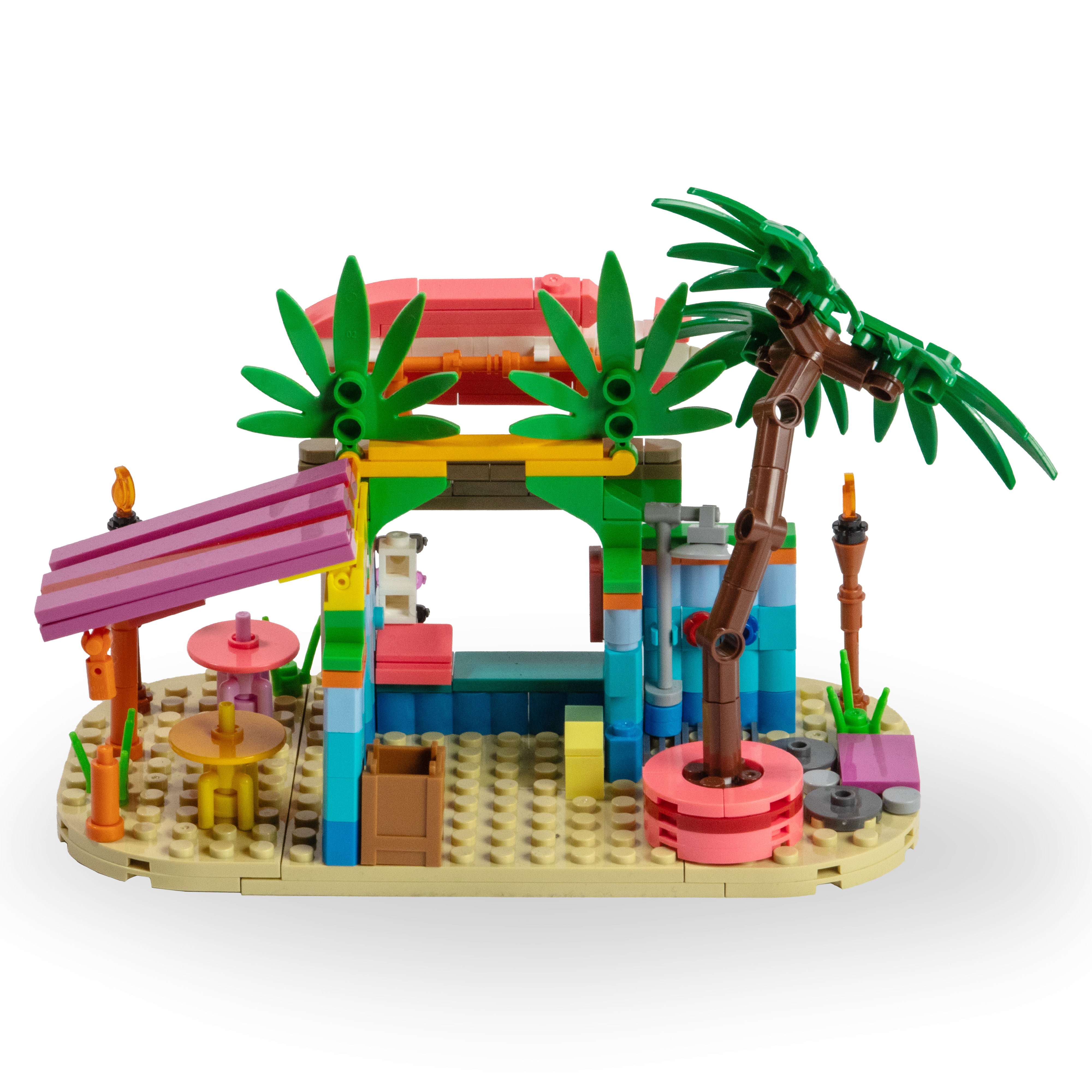 Surf's Up Surf Shop Brick Set
