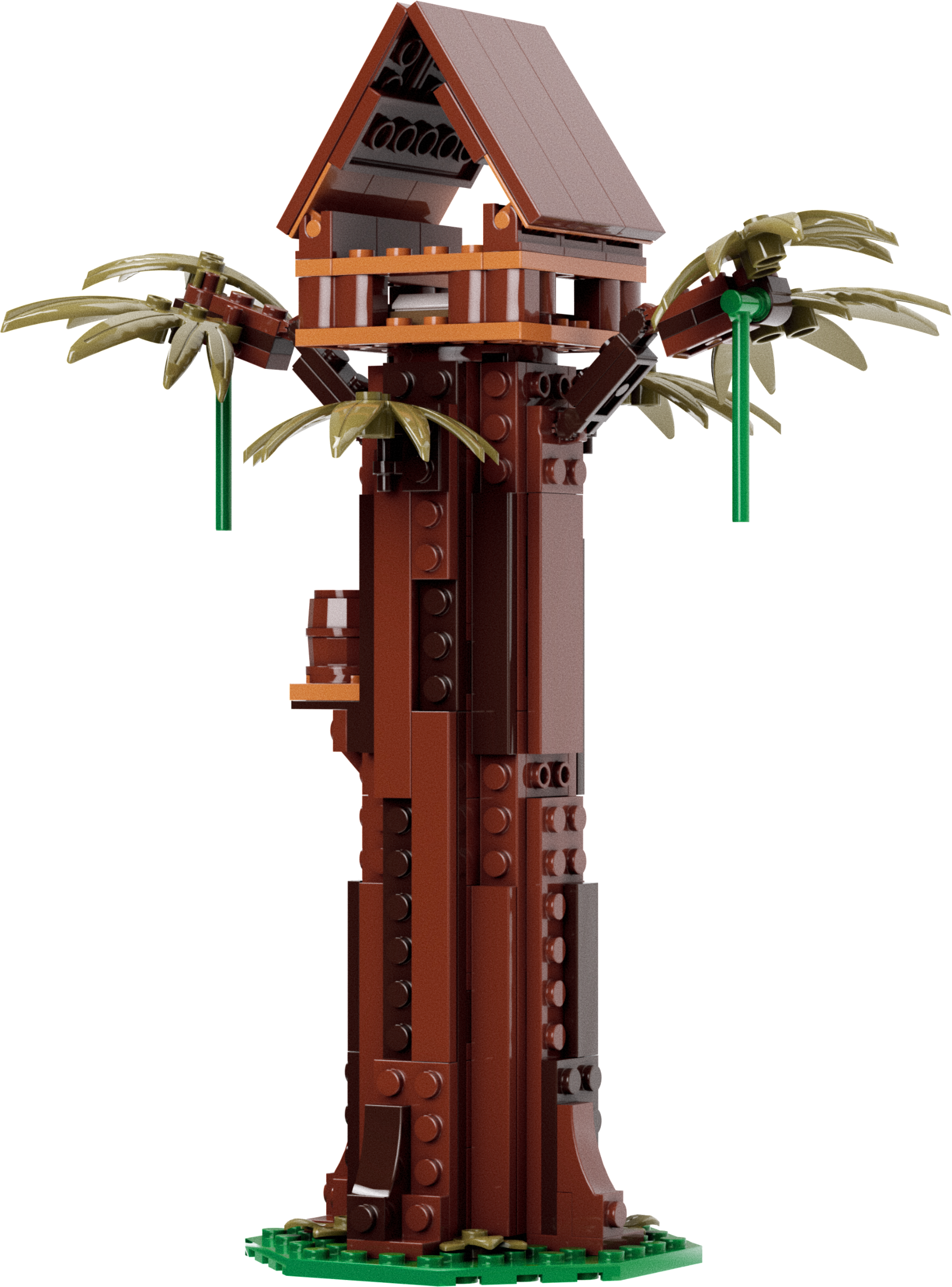 Tarzan Jungle Treehouse – Tall Jungle Hideout Display