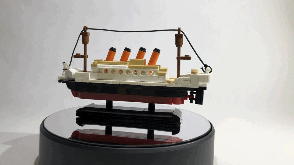 Brick Loot Iceberg Titanic Building Set Model w/Motion & Light Kit - 100%  Compatible with All Major Building Block Brands - Toy Model Sets for Kids