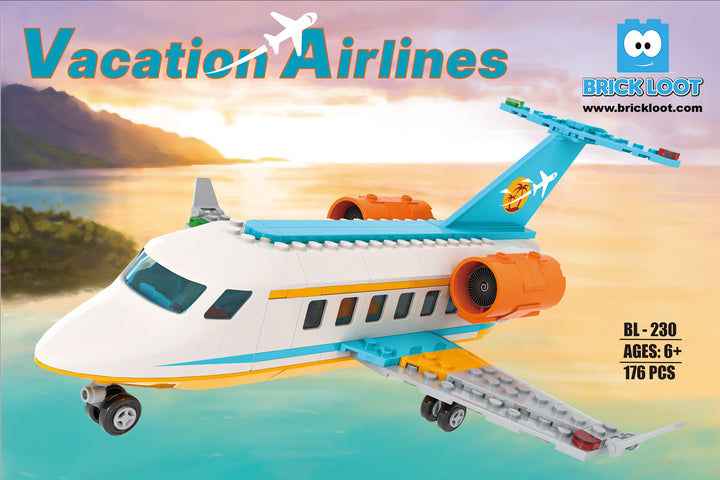 Vacation Airlines Airplane Brick Set