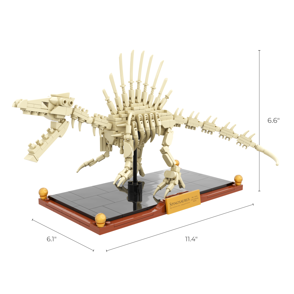 Spinosaurus Dinosaur Fossil Brick Set