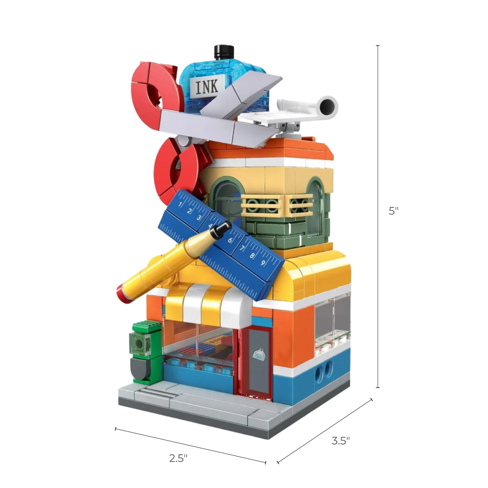 Mini City - Art Supply Store Brick Set