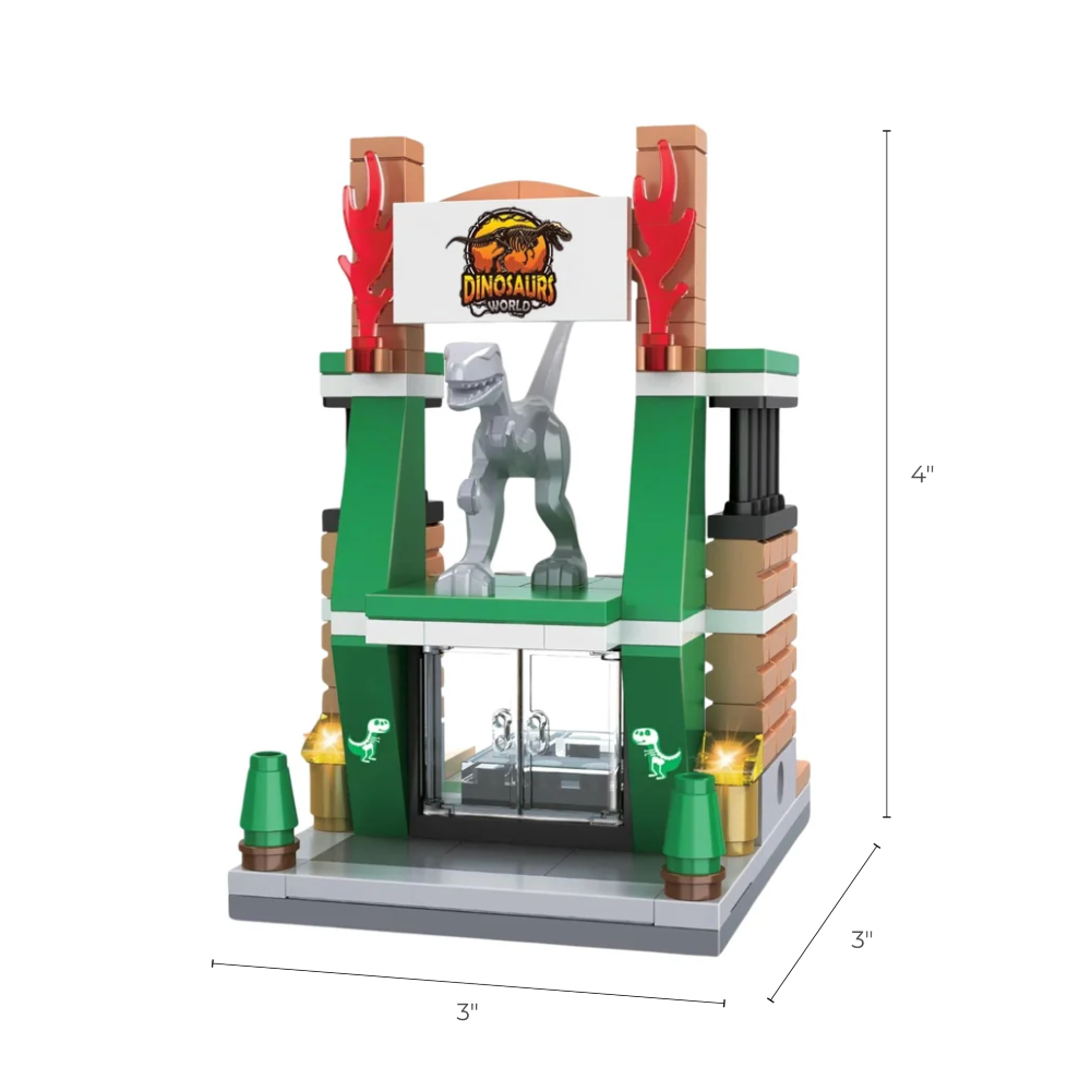 Mini City - Dinosaurs World Brick Set