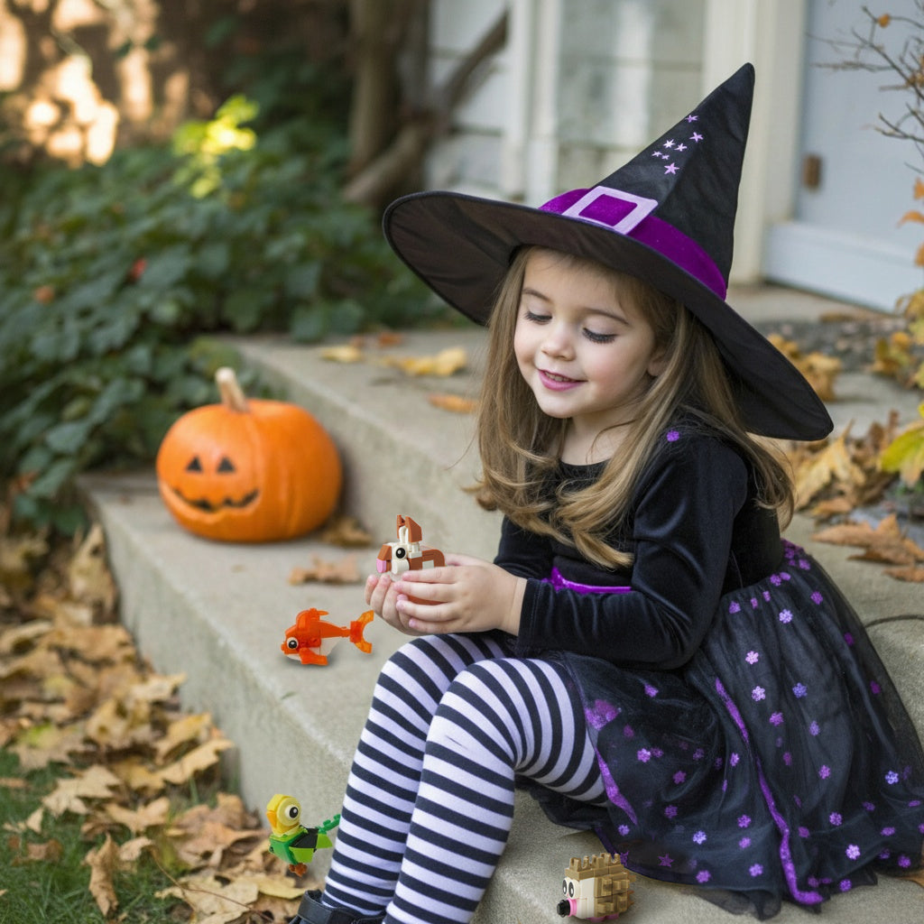 Halloween Trick or Treat Toy Packs – 10, 25, 50, or 100 Brick Animals
