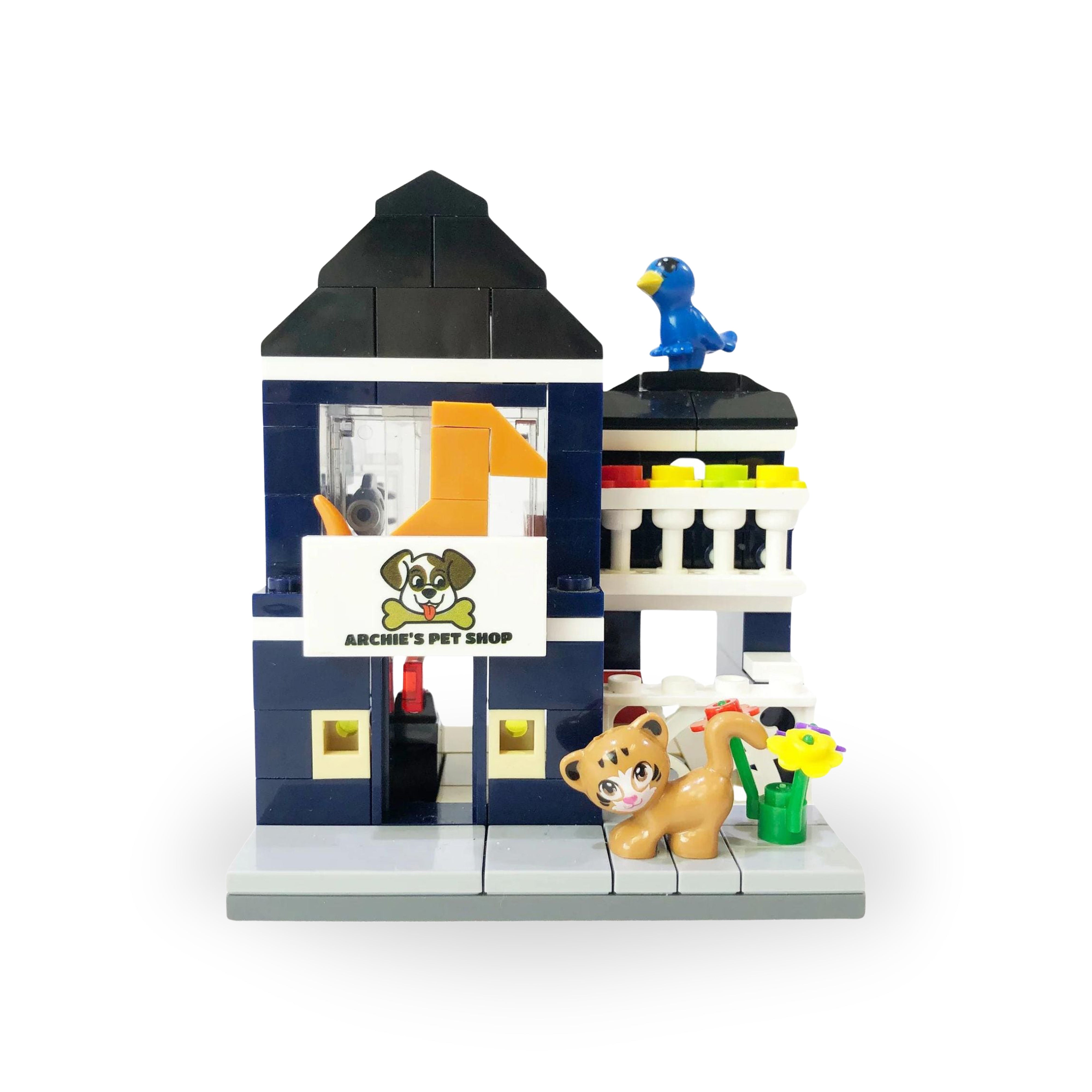 Mini City - Archie's Pet Shop Brick Set
