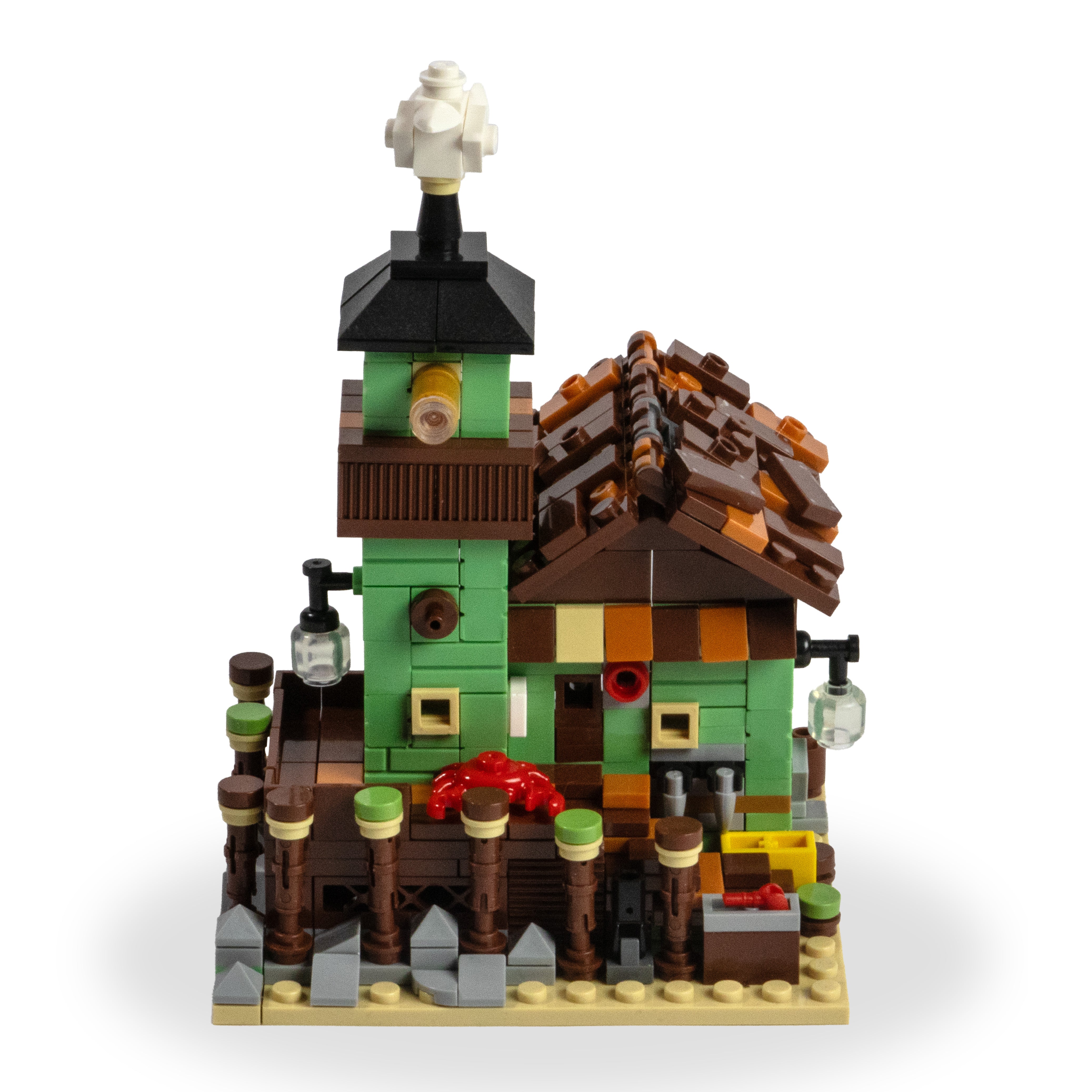 Mini City - Bait & Tackle Shop - Fishing Store Brick Set