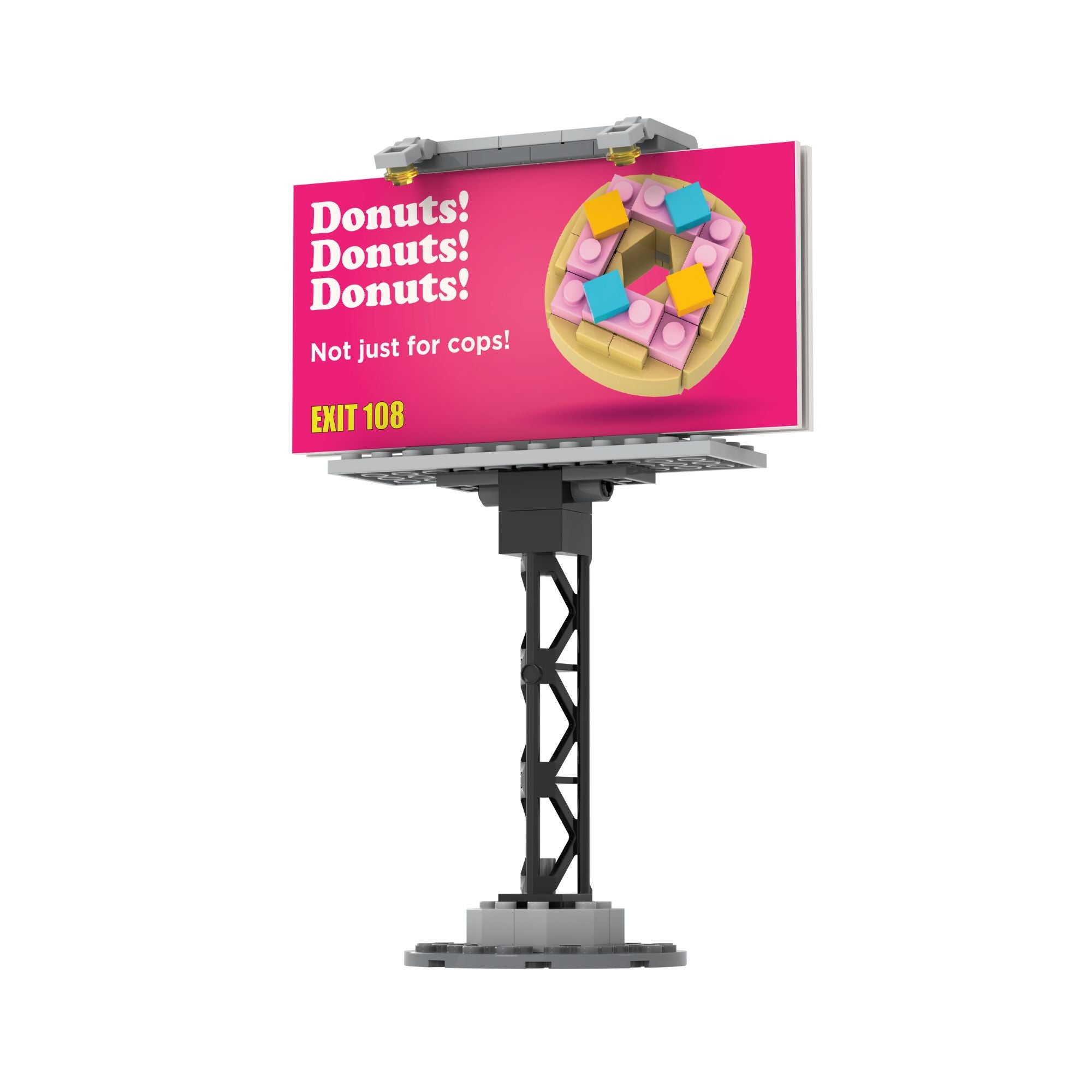 Billboard Brick Set – Double-Sided Mini Advertising Display