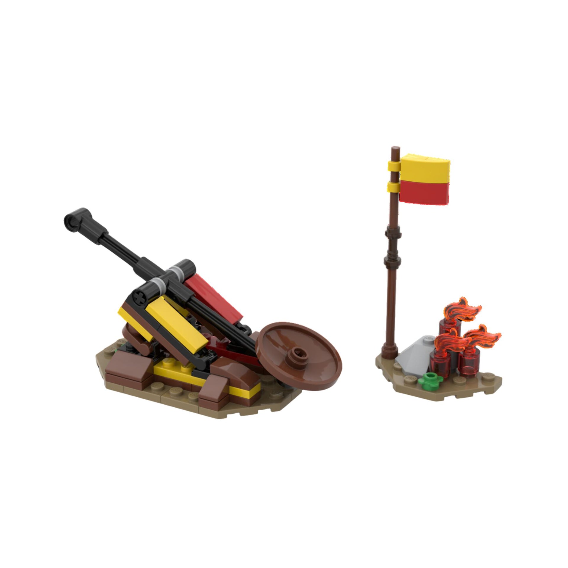 Exclusive Brick Loot Build Catapult – 100% LEGO® Bricks