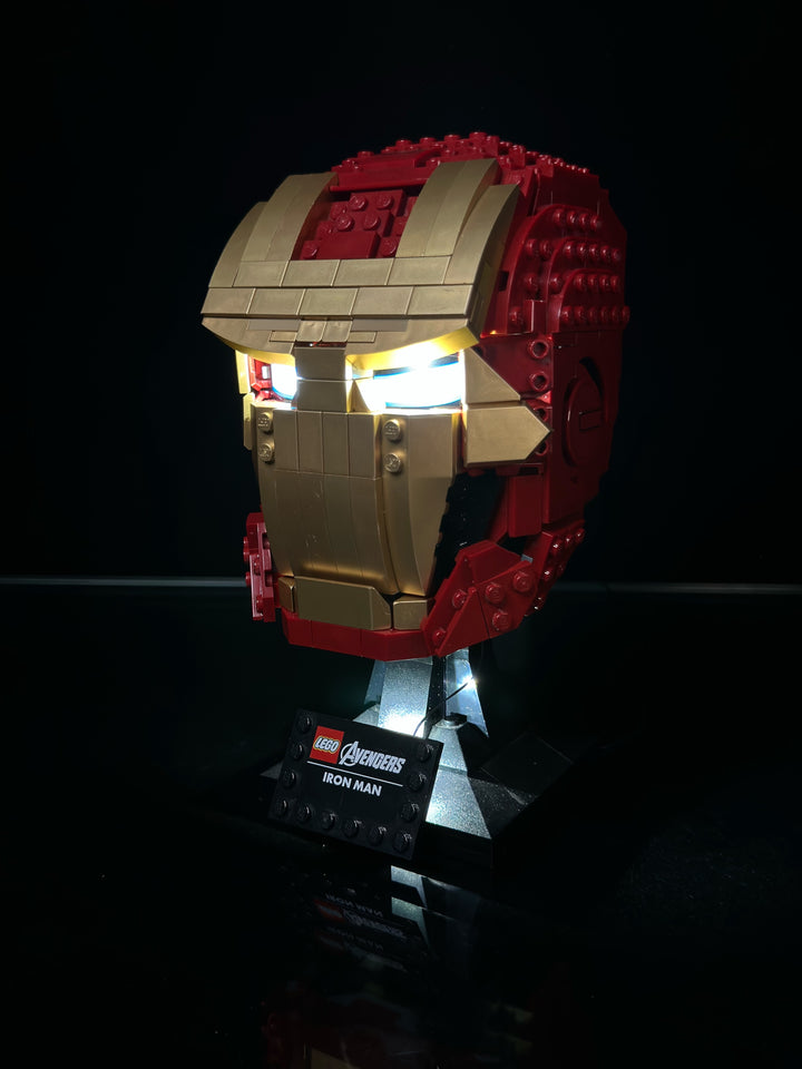 LED Lighting Kit for LEGO Marvel Iron Man Helmet 76165