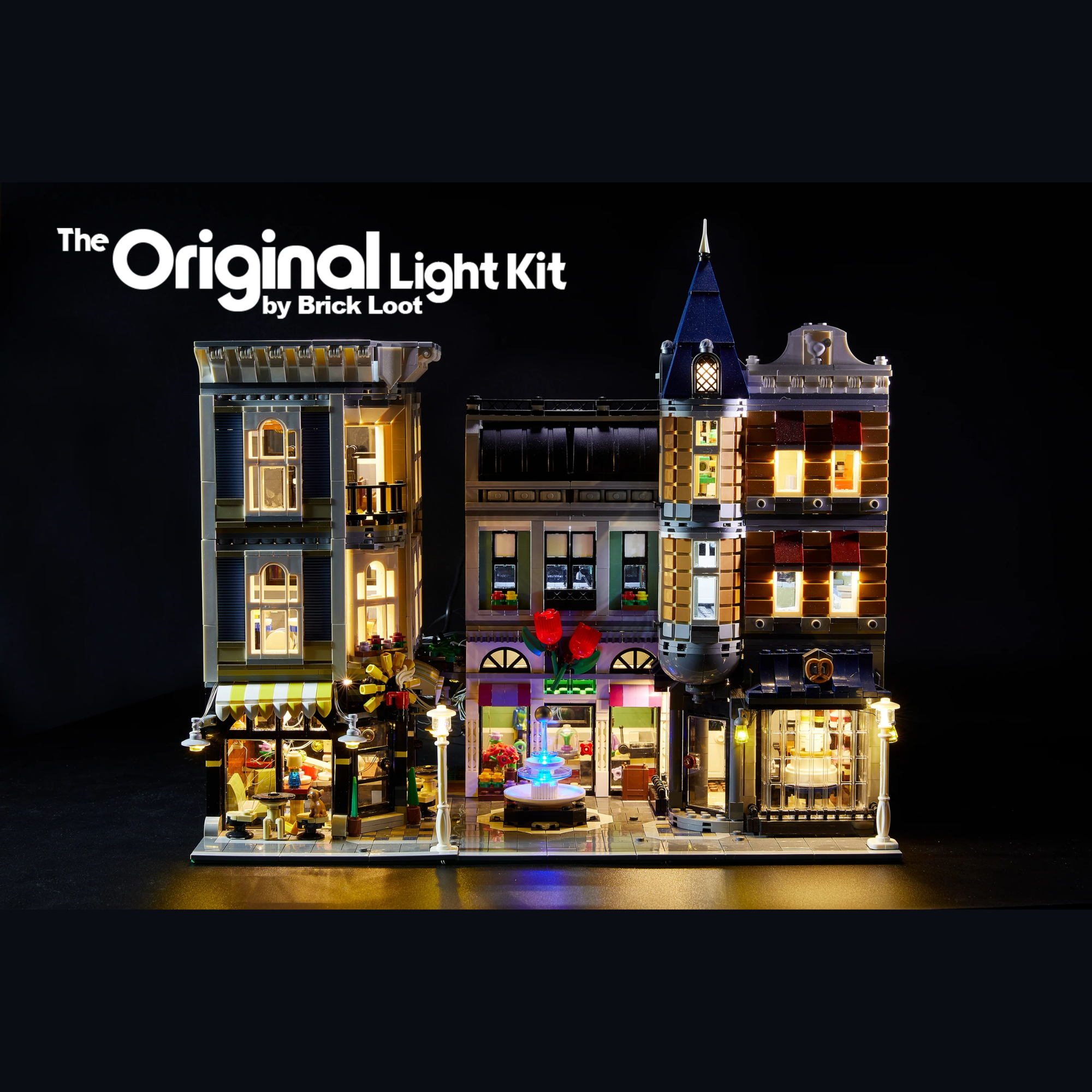 Square brick lights hotsell