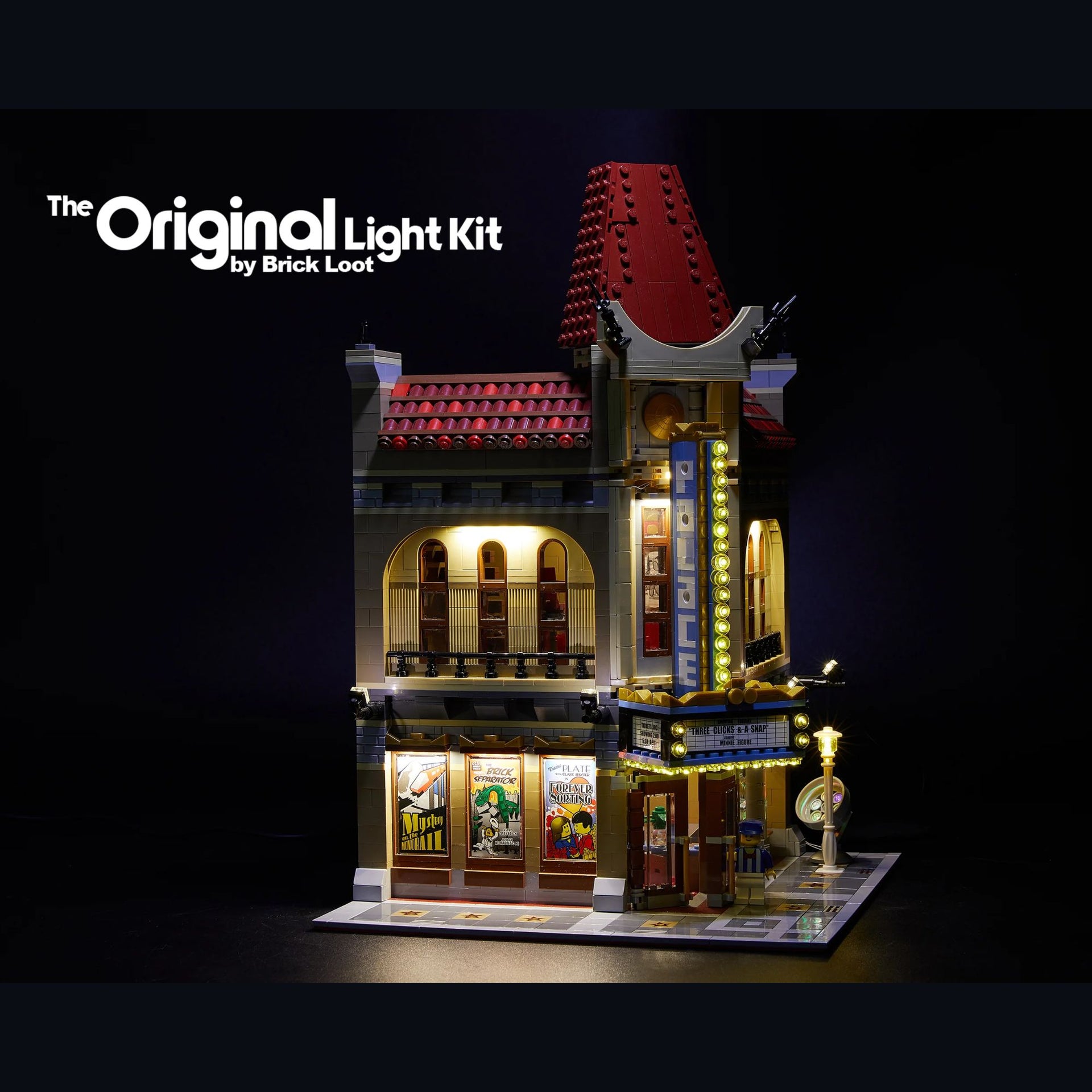 LED Lighting Kit for LEGO Palace Cinema (10232) - Main Image