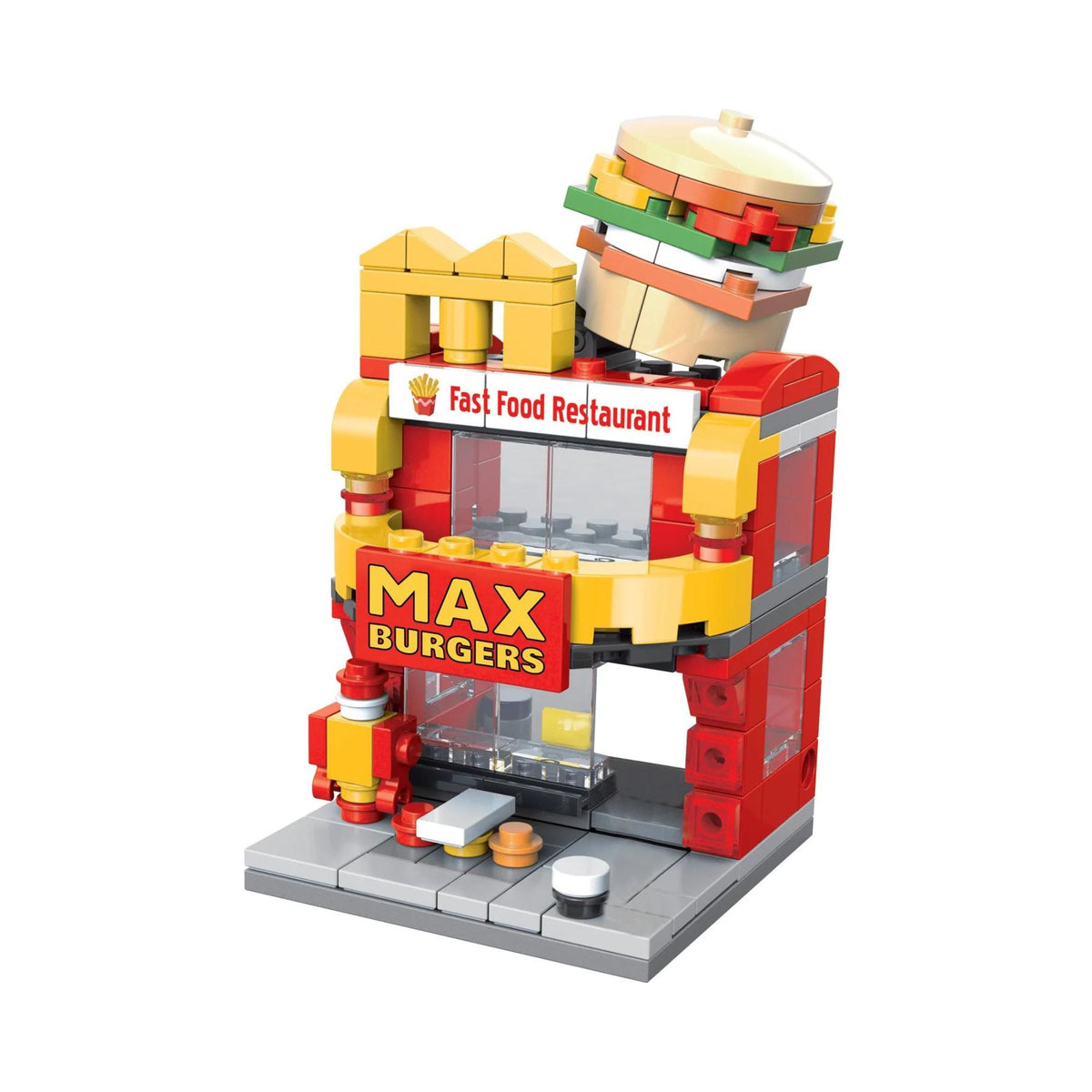 Mini City Max Burgers Brick Set