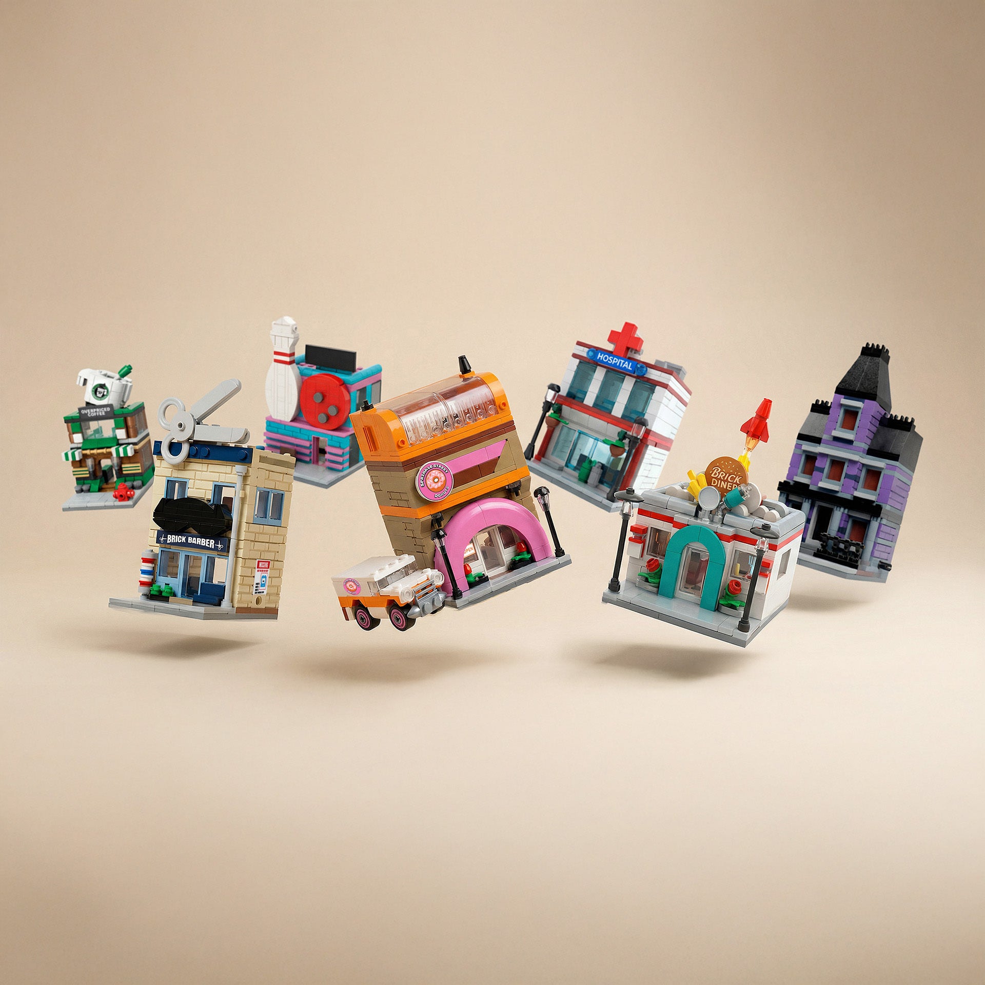 Mini City Subscription - A New Modular Building Each Month (first set ships April 2026!)