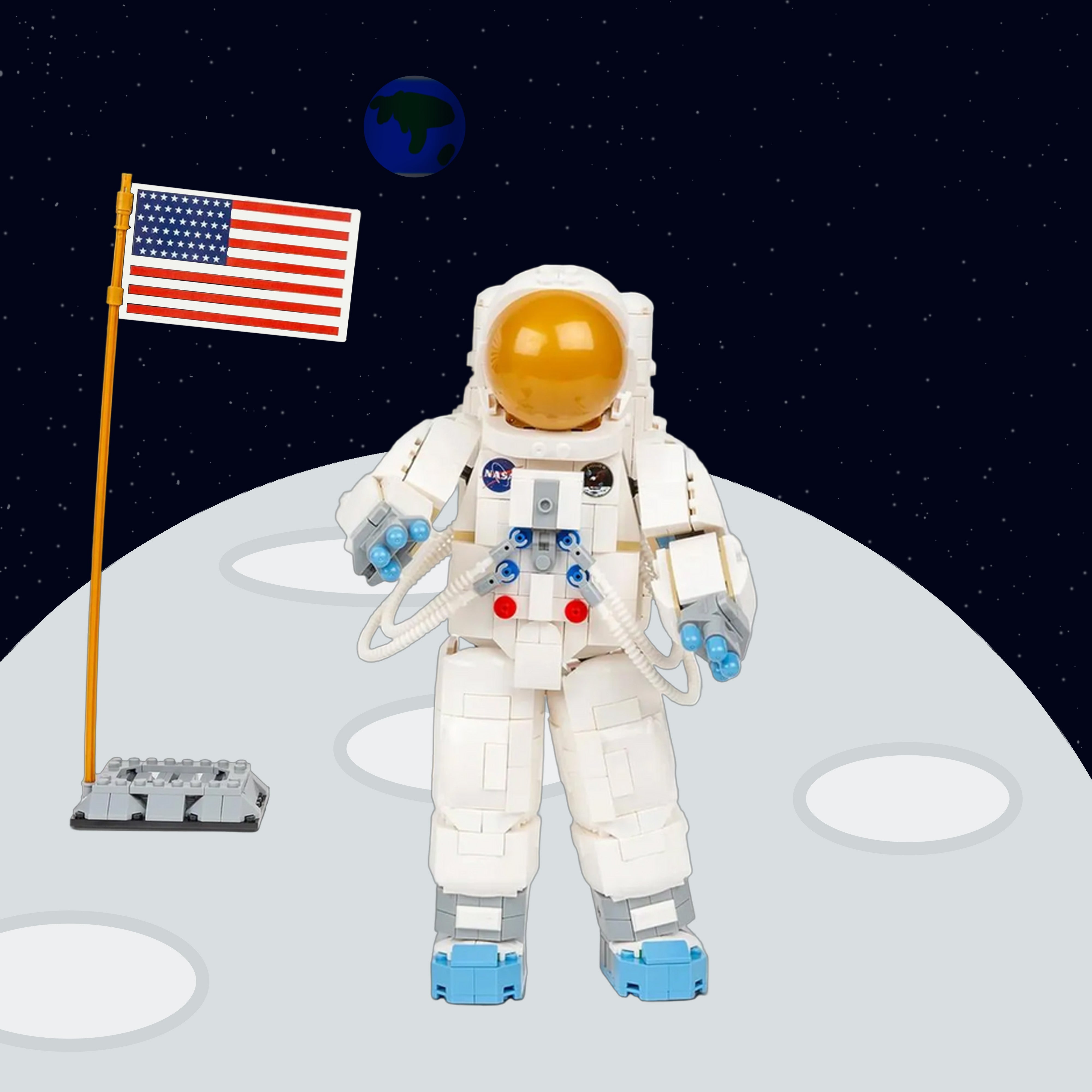 NASA Astronaut Brick Set